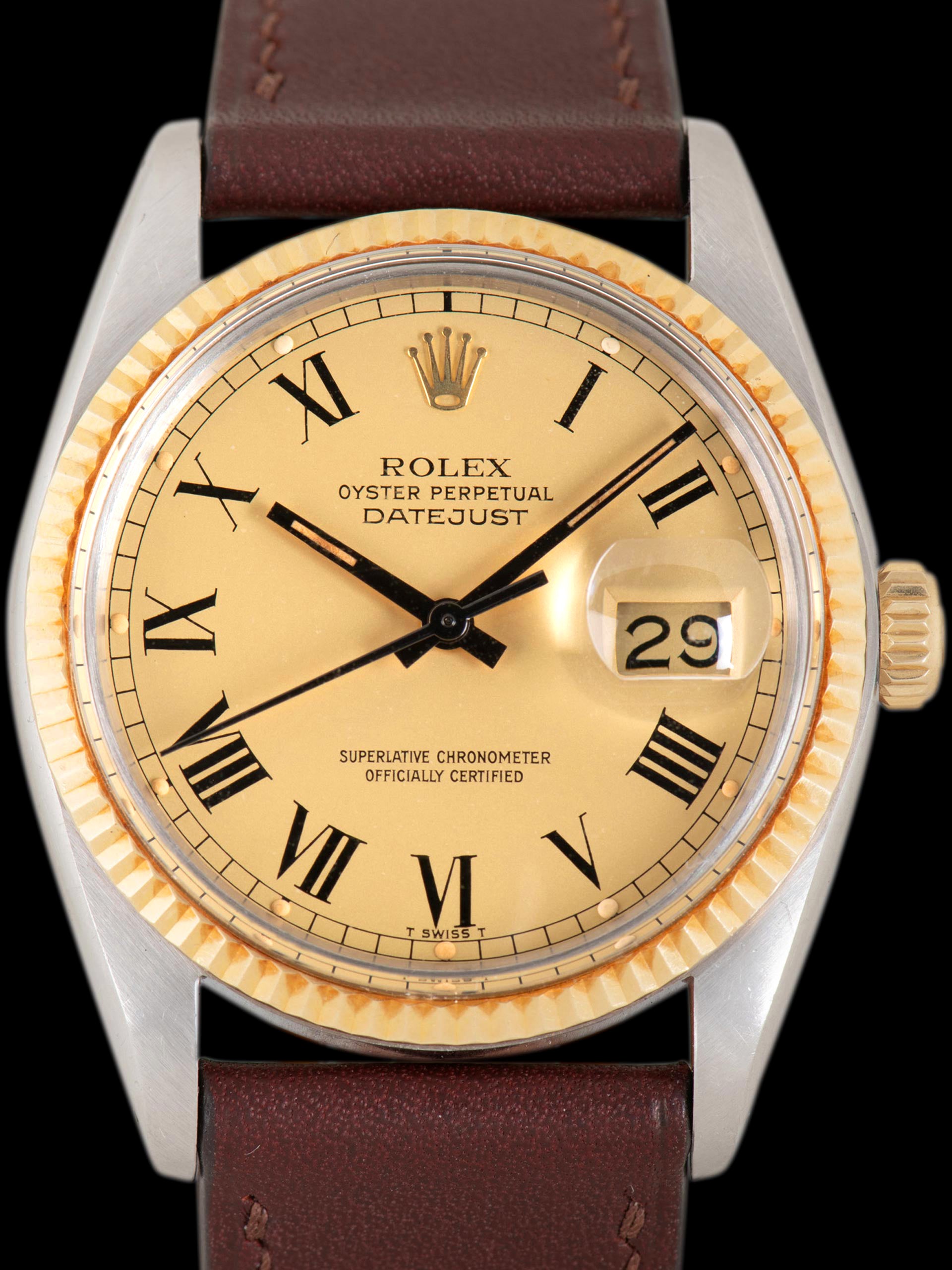 1979 Rolex Two-Tone Datejust (Ref. 16013) Lemon "Buckley" Dial