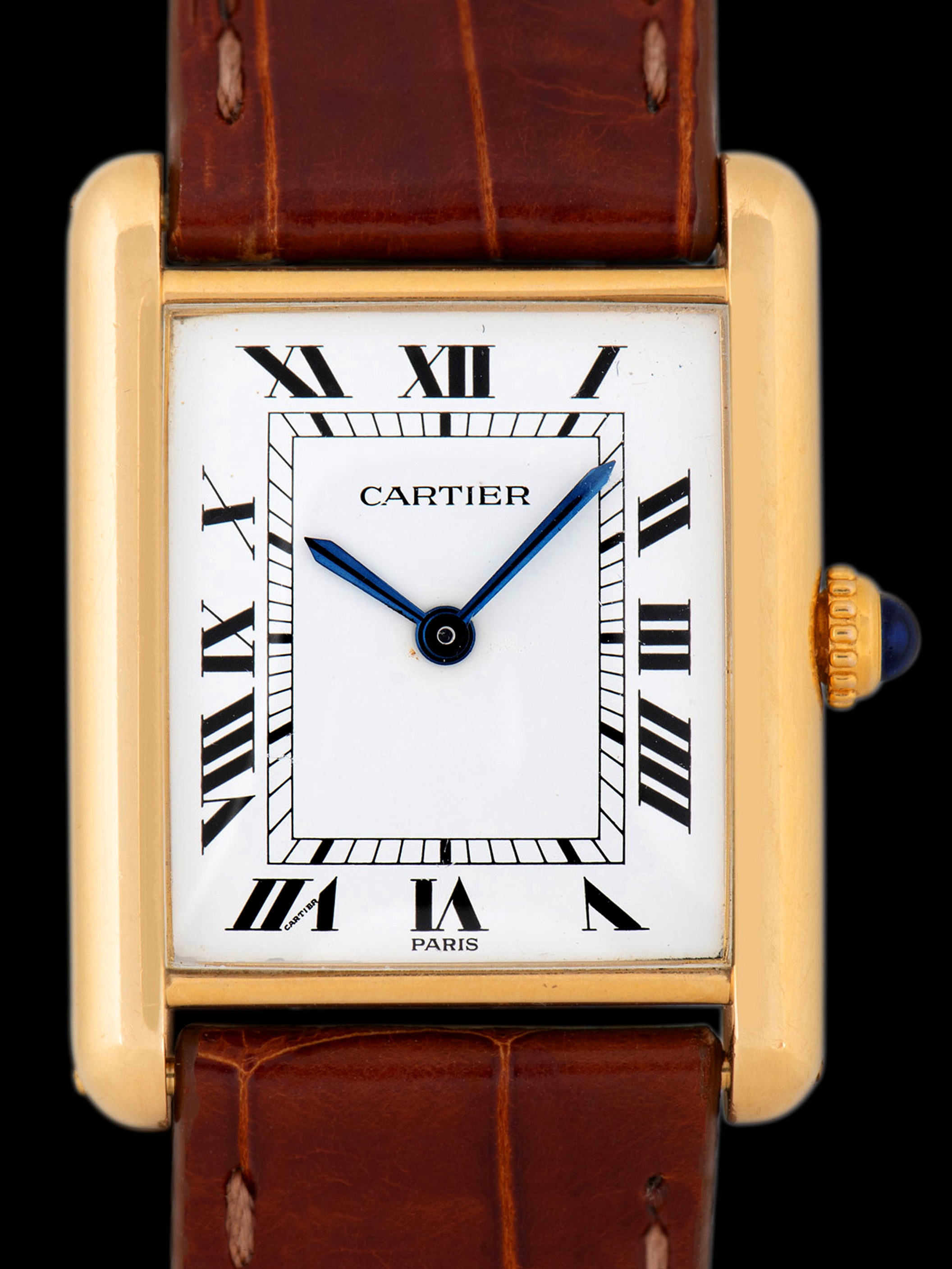 1980s Cartier Paris Tank LC (Ref. 78086) 18K YG