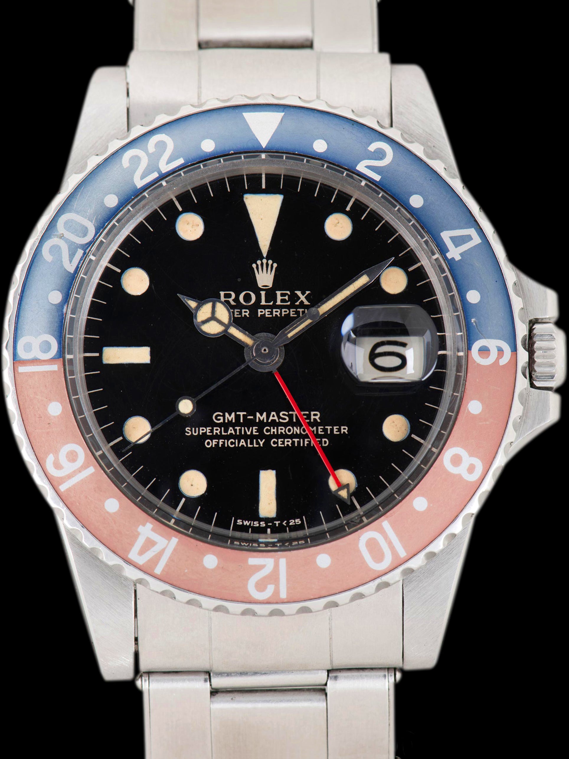 1966 Rolex GMT-Master (Ref. 1675) Gilt Dial W/ Box, Double Punched Papers, & Hangtags