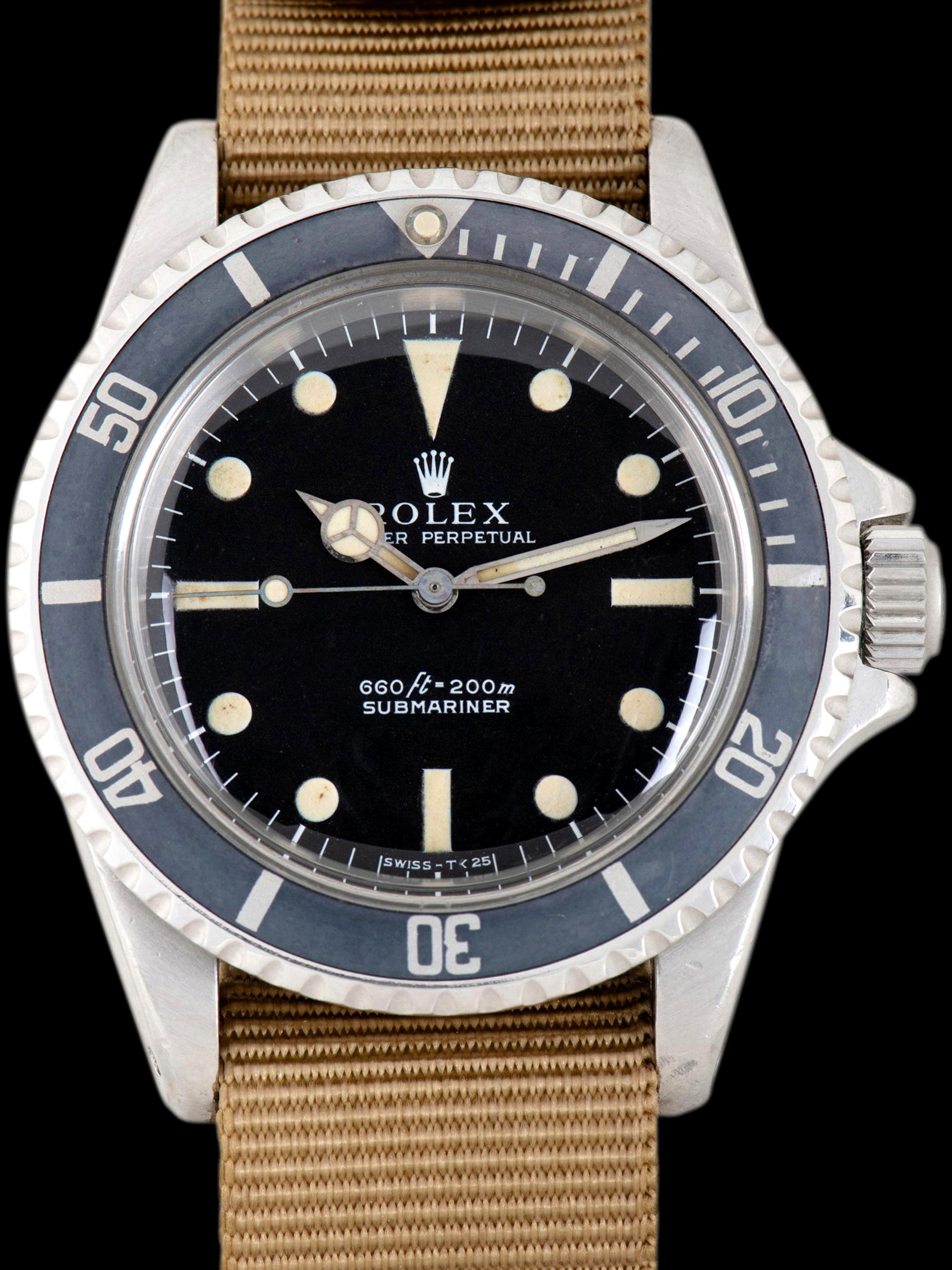 1969 Rolex Submariner (Ref. 5513) "Non-Serif" Dial