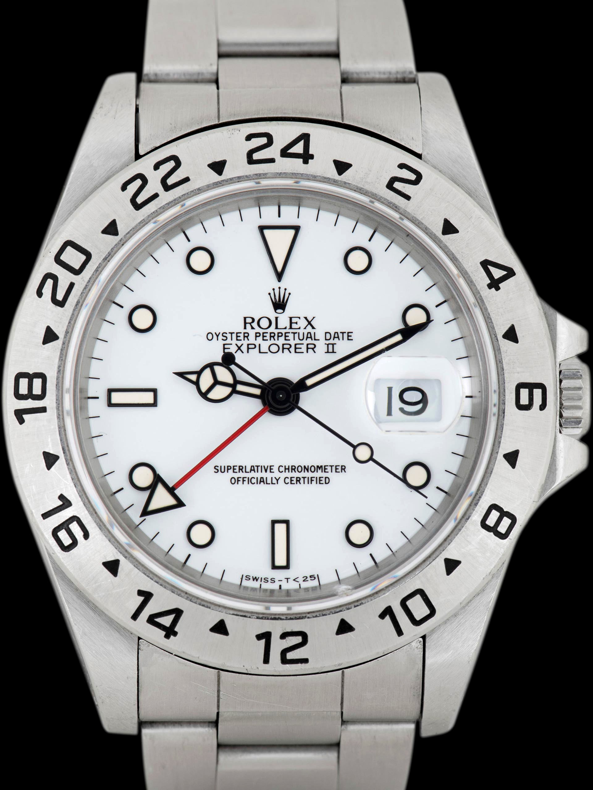 *Unpolished* 1995 Rolex Explorer II (Ref. 16570) "Polar" Dial