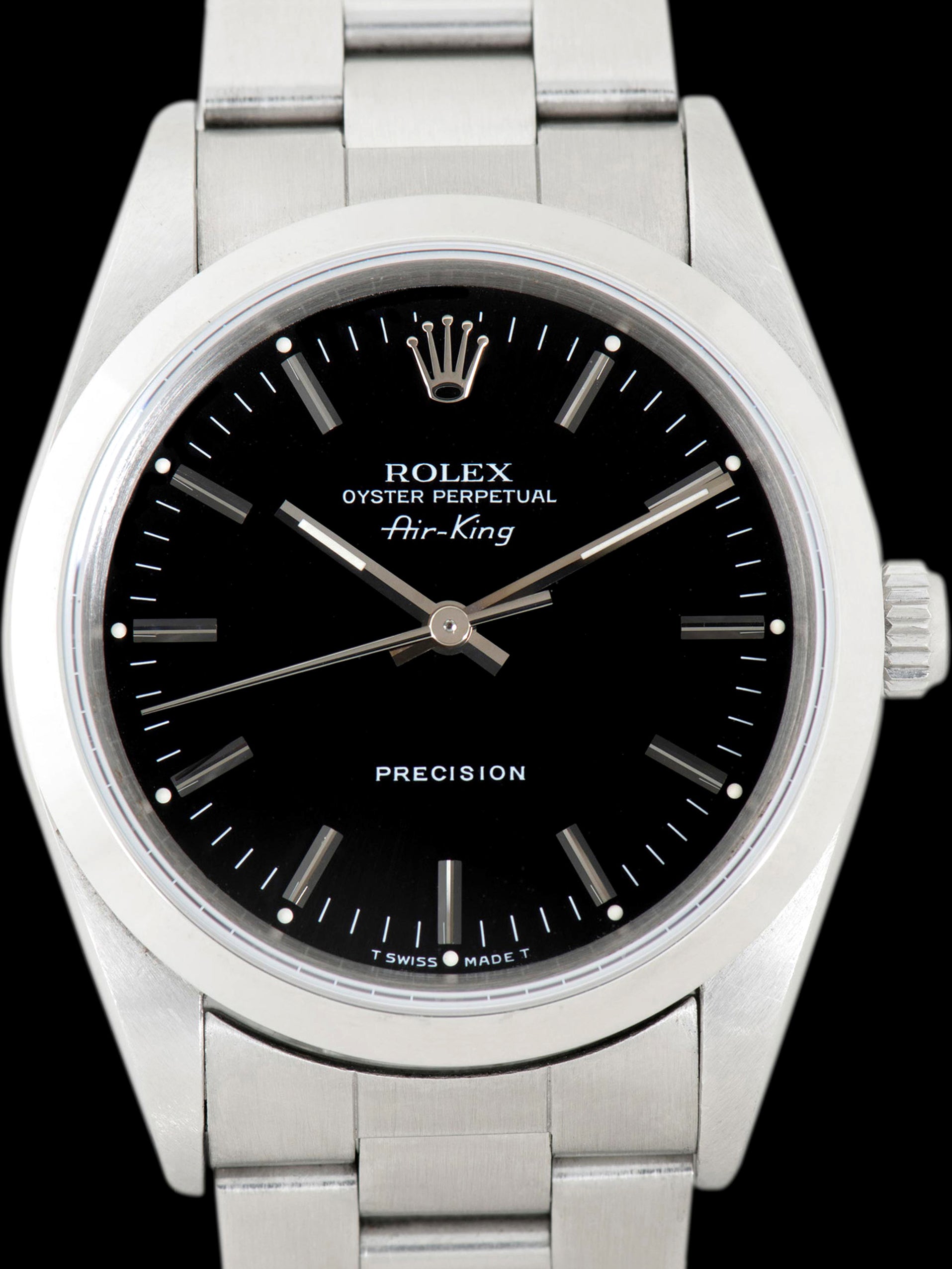 *Unpolished* 1991 Rolex Air-King (Ref. 14000) Black Dial