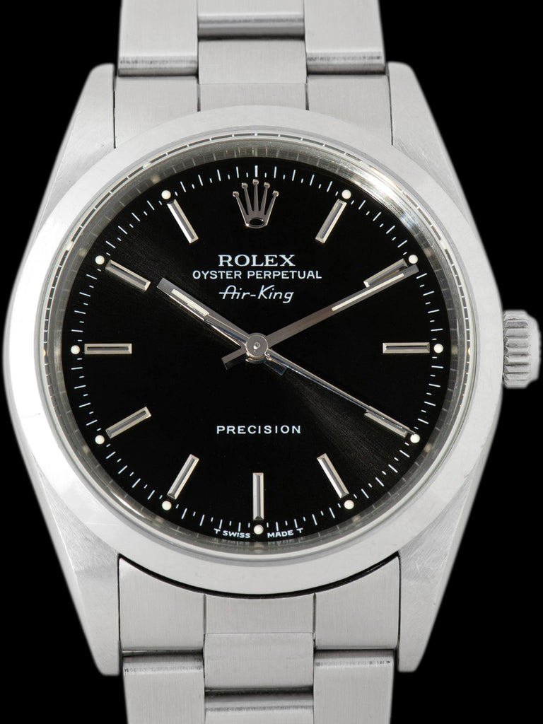 1991 Rolex Air-King (Ref. 14000) Black Dial