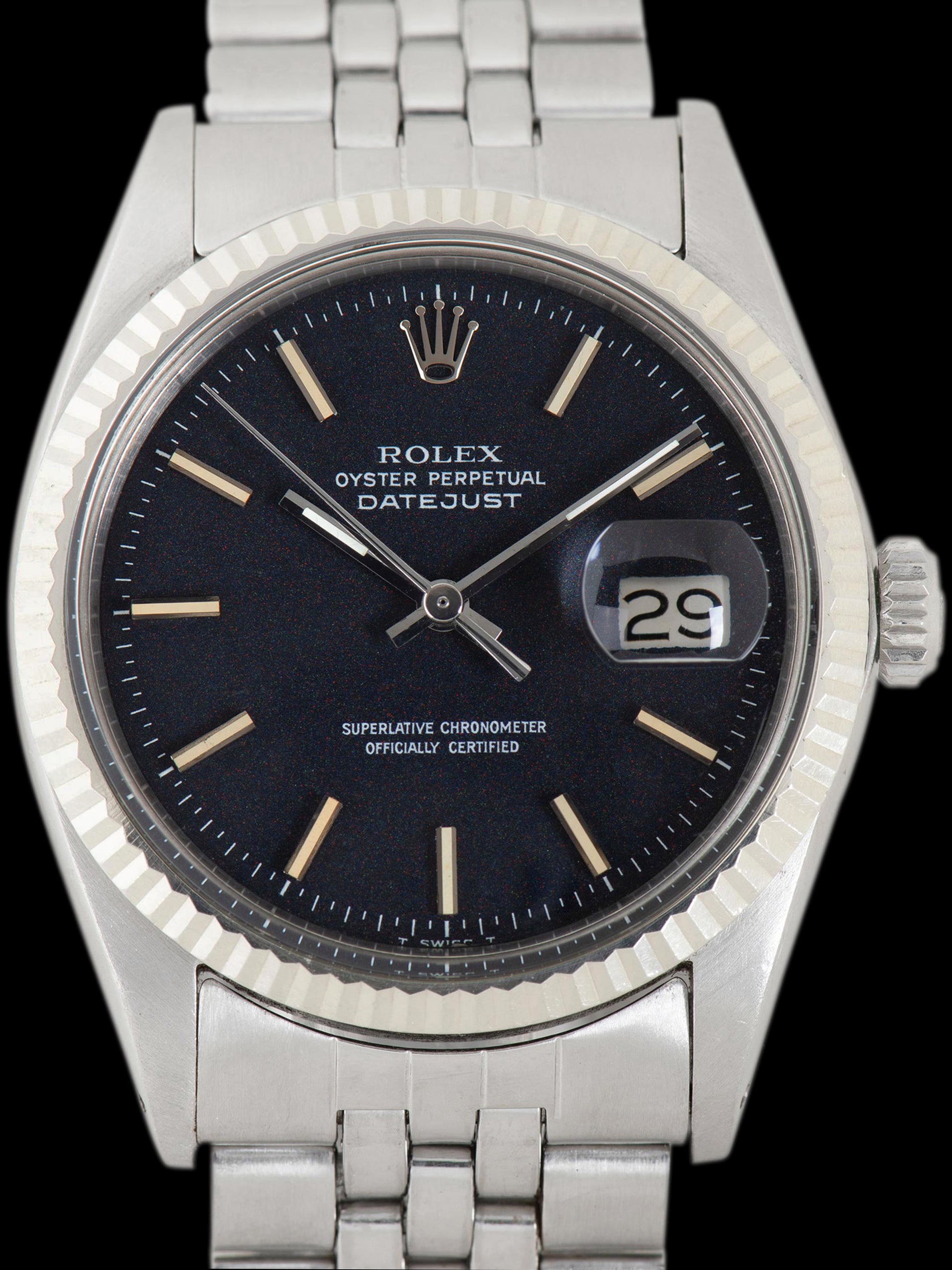 1969 Rolex Datejust (Ref. 1601) Black "Confetti" Dial
