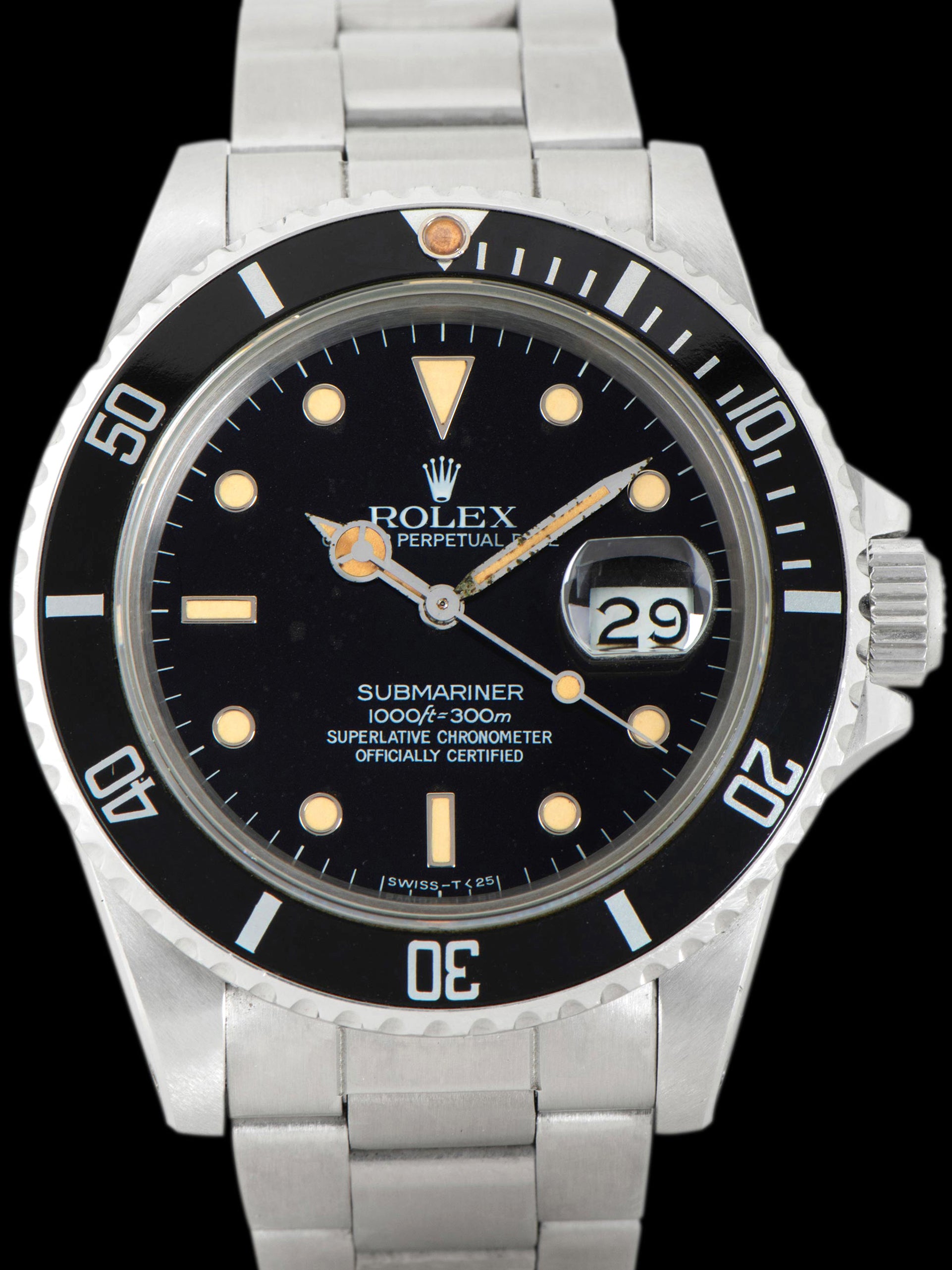 *Unpolished* 1984 Rolex Submariner (Ref. 16800) W/ Vivid Patina