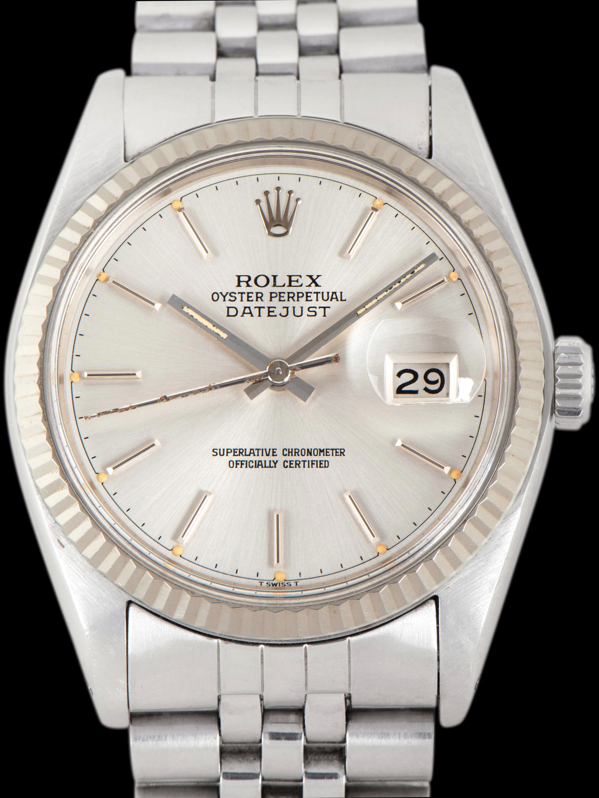 1979 Rolex Datejust (Ref. 16014) Silver "Chapter Ring" Dial