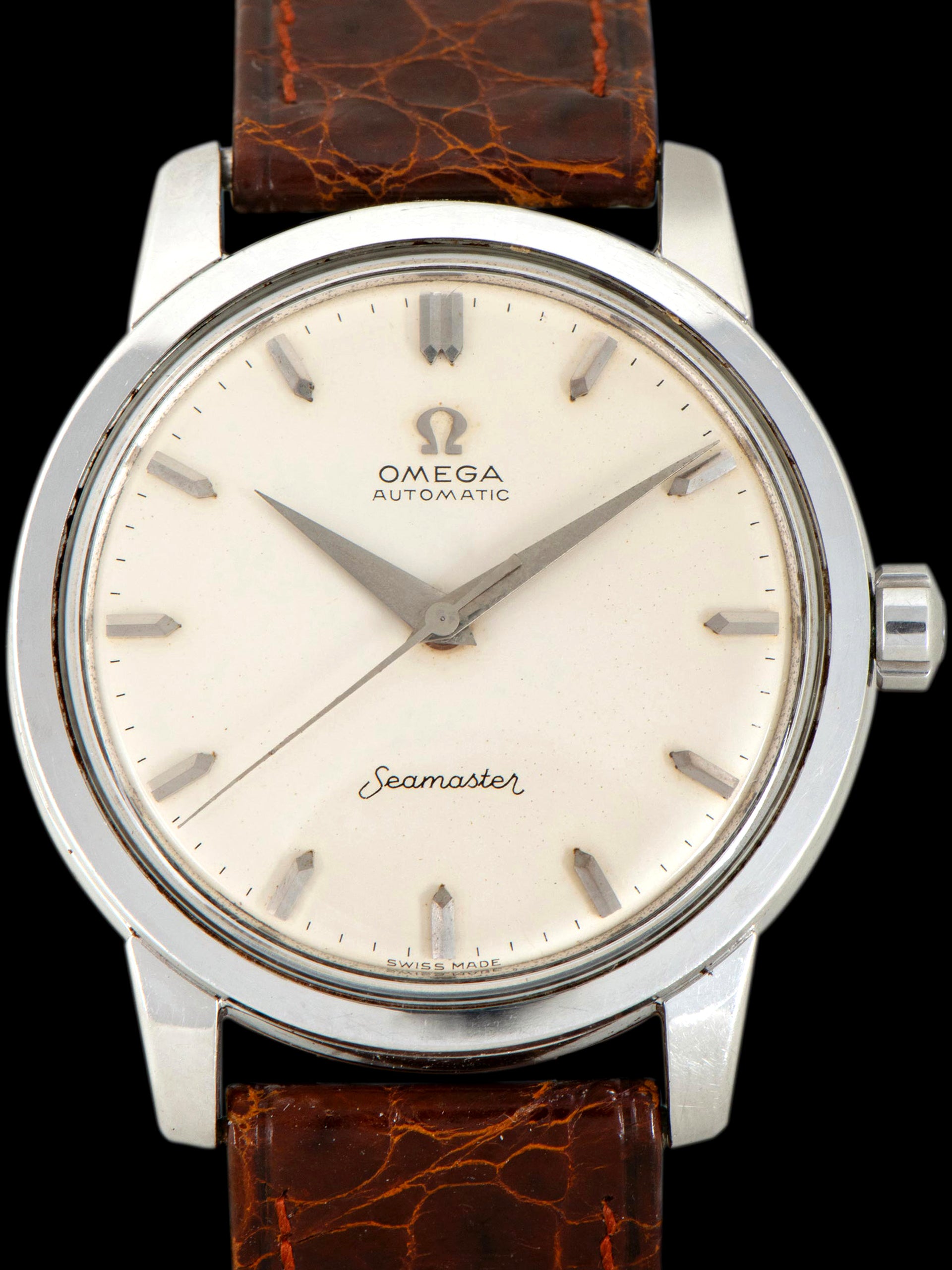 1958 Omega Seamaster Automatic (Ref. 2856-2857 5SC) Cal. 501 "Big Logo Case Back"