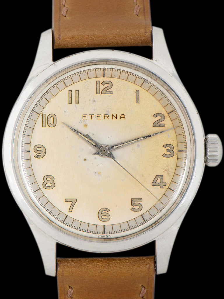 1940s Eterna Manual-Wind Field Watch "Oversized"