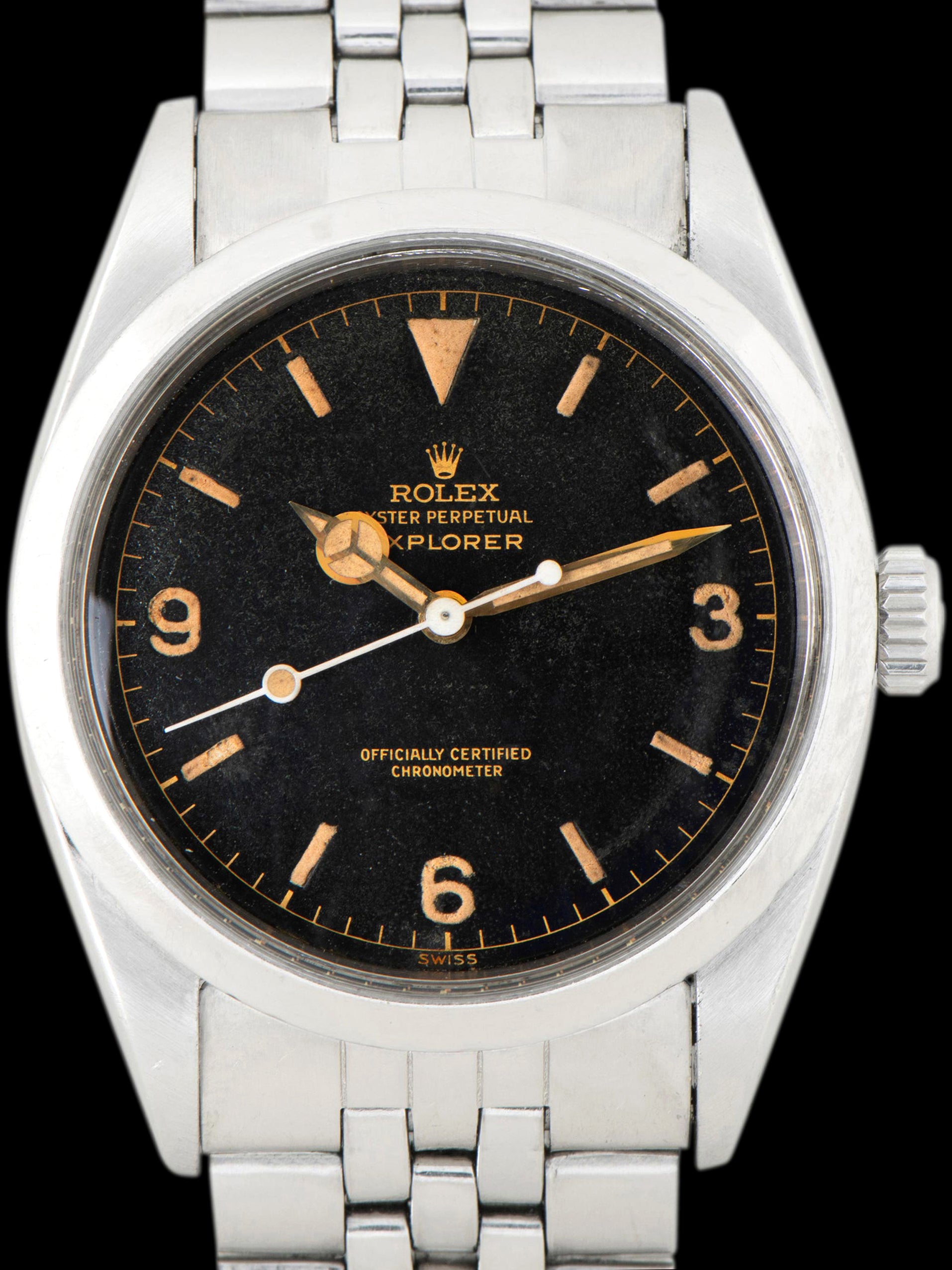 1958 Rolex Explorer I (Ref. 6610) Gilt "Chapter Ring" Dial