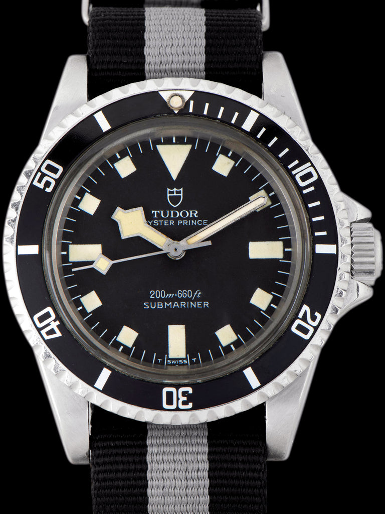 *Military Issued* 1980 Tudor Marine Nationale Snowflake Submariner (Ref. 94010) Black Dial
