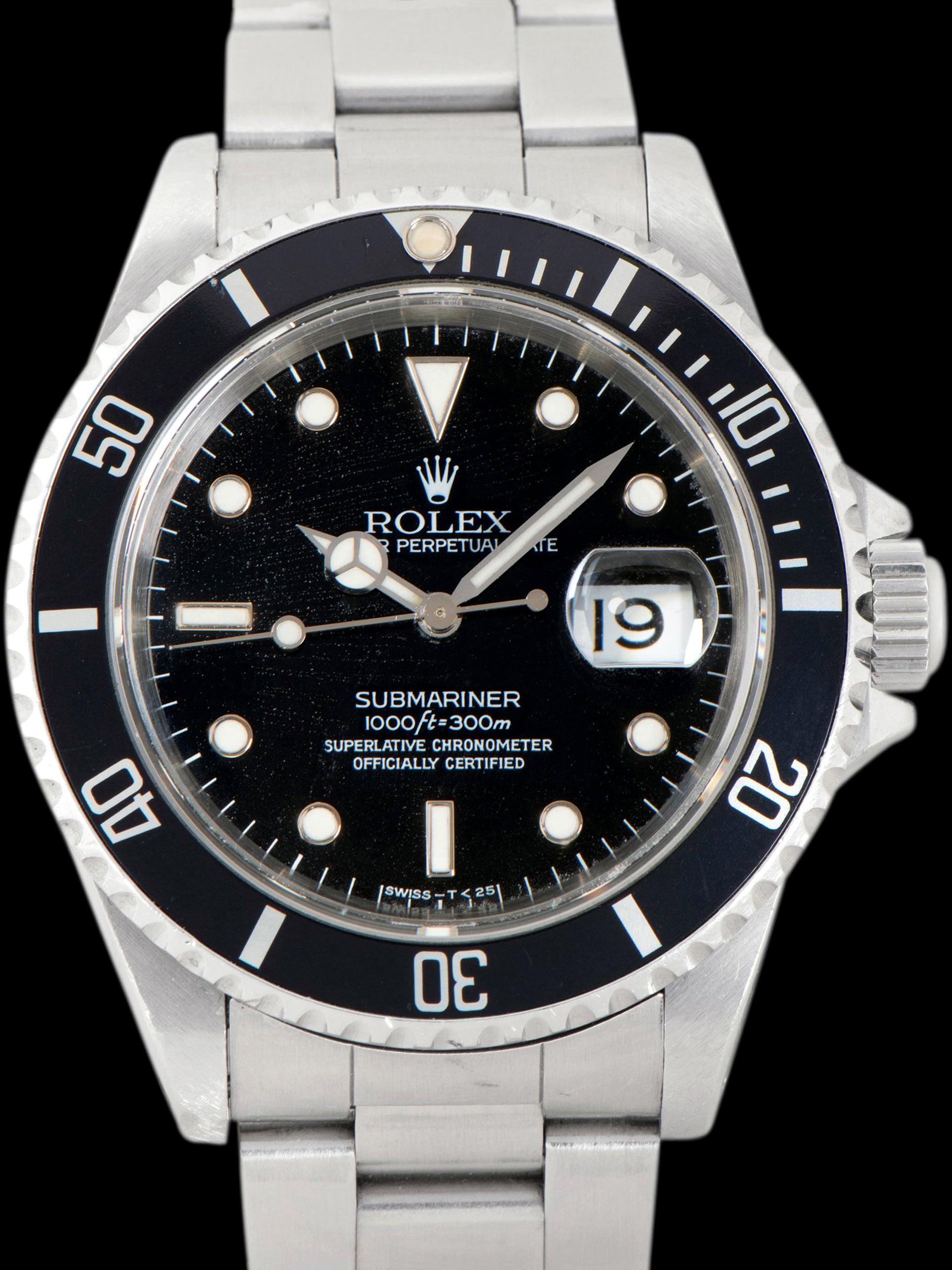1994 Rolex Submariner (Ref. 16610) "Frozen Dial" W/ Box & Papers