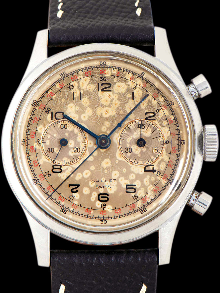 Tropical 1950s Gallet MultiChron 45 Film Chronograph