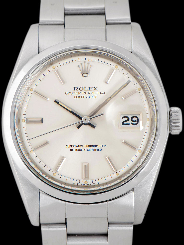 1975 Rolex Datejust (Ref. 1600) Silver "Sigma" Dial