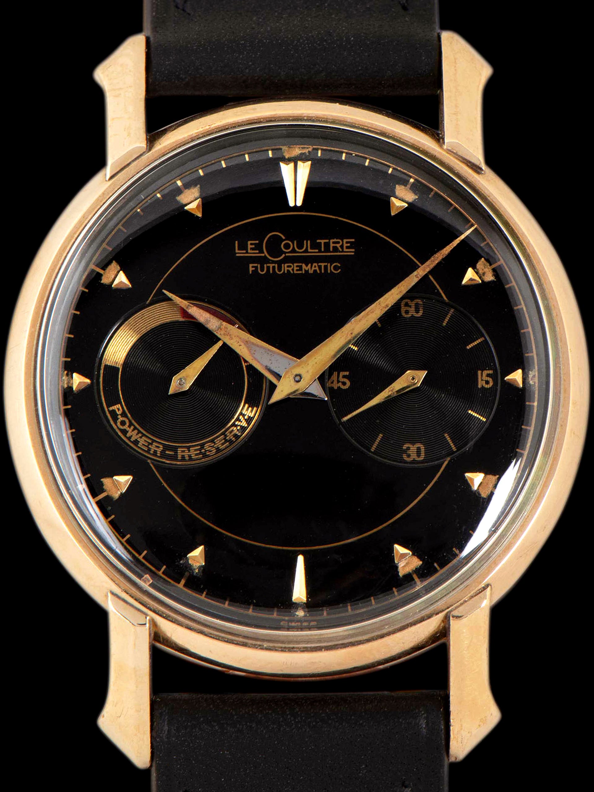 1950s LeCoultre Futurematic Gold Cap "Cal. 497"