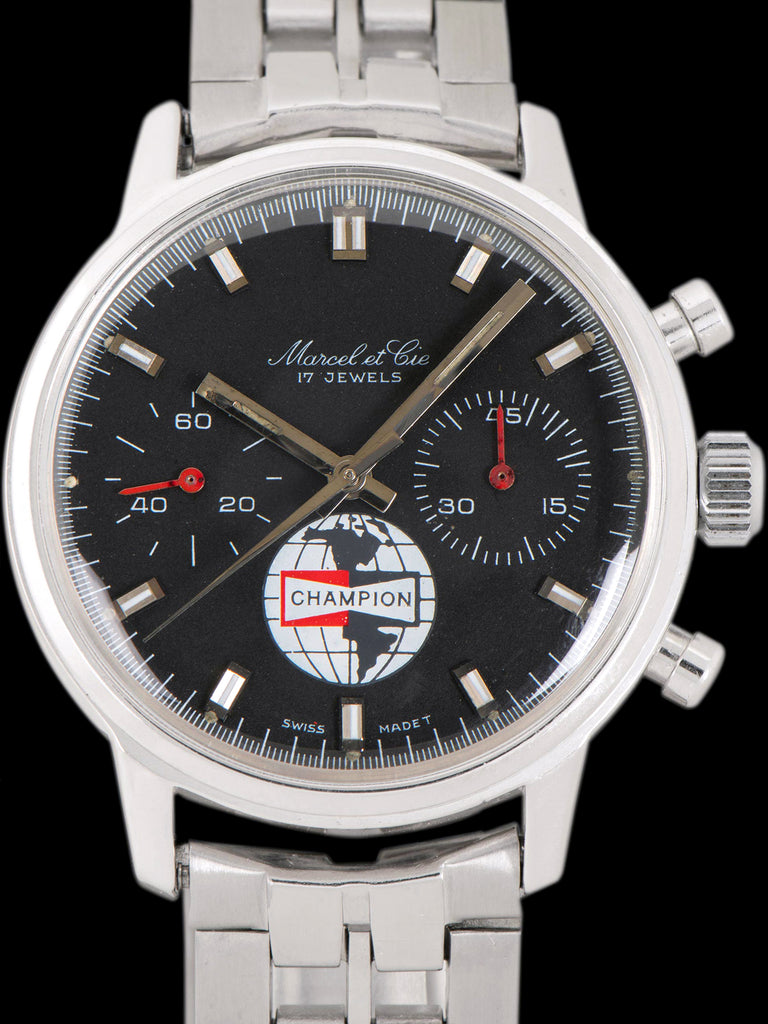 1970s Marcel Et Cie Chronograph Valjoux Cal. 7733 "Champion Spark Plug"