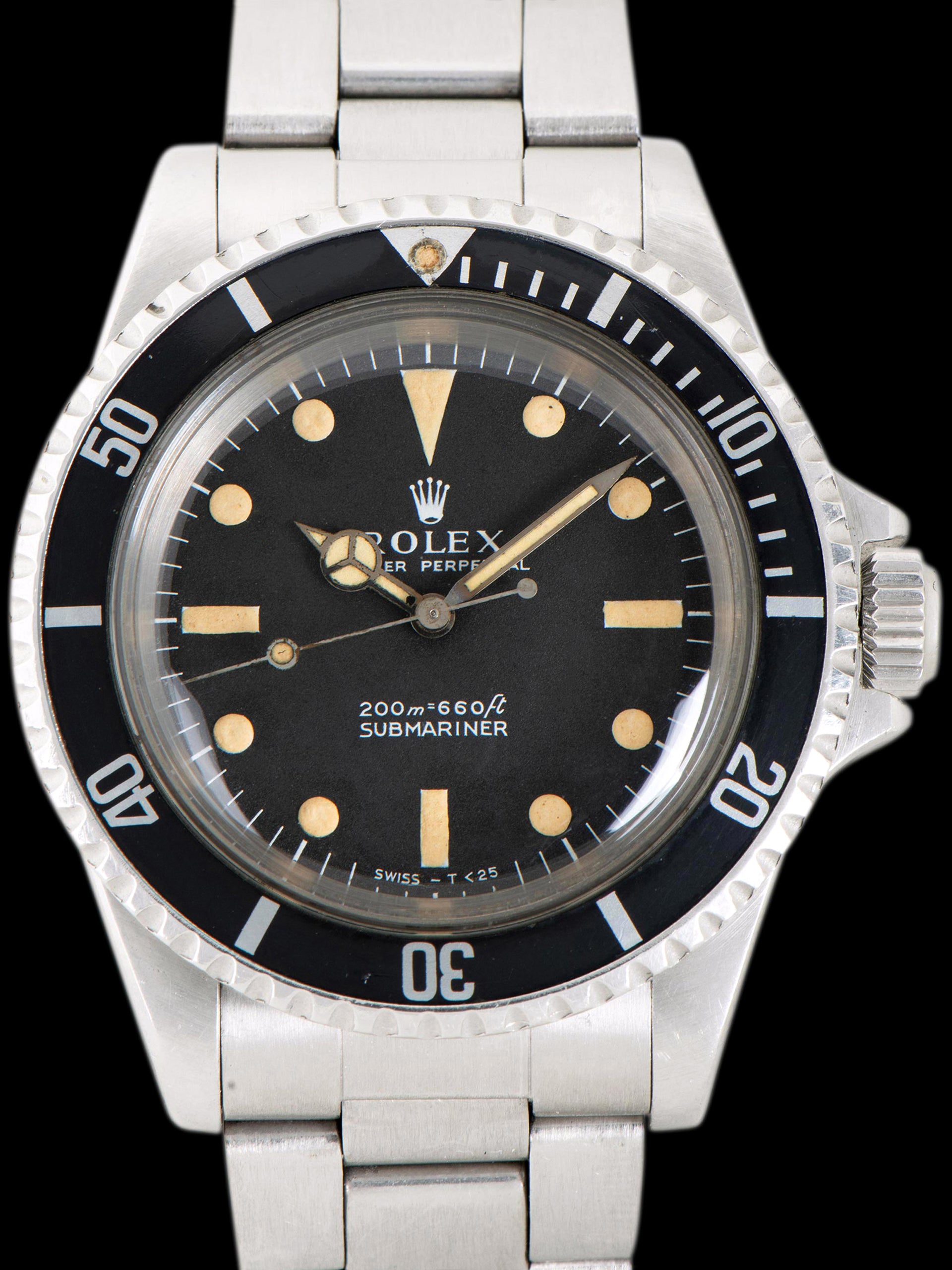*Unpolished* 1966 Rolex Submariner (Ref. 5513) "Meters First"