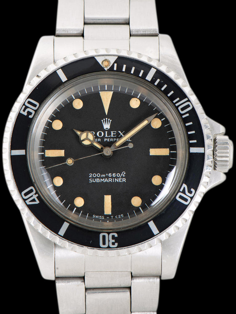 *Unpolished* 1966 Rolex Submariner (Ref. 5513) "Meters First"