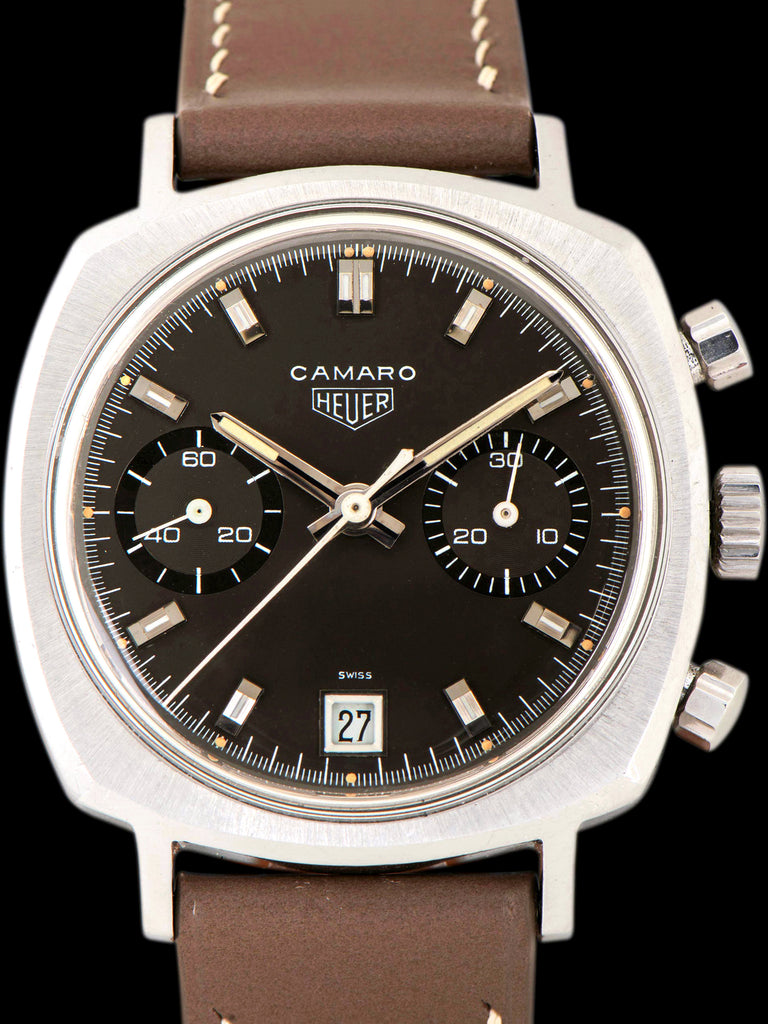 1971 Heuer Camaro 30 Dato (Ref. 7843 N) Chocolate Brown Dial