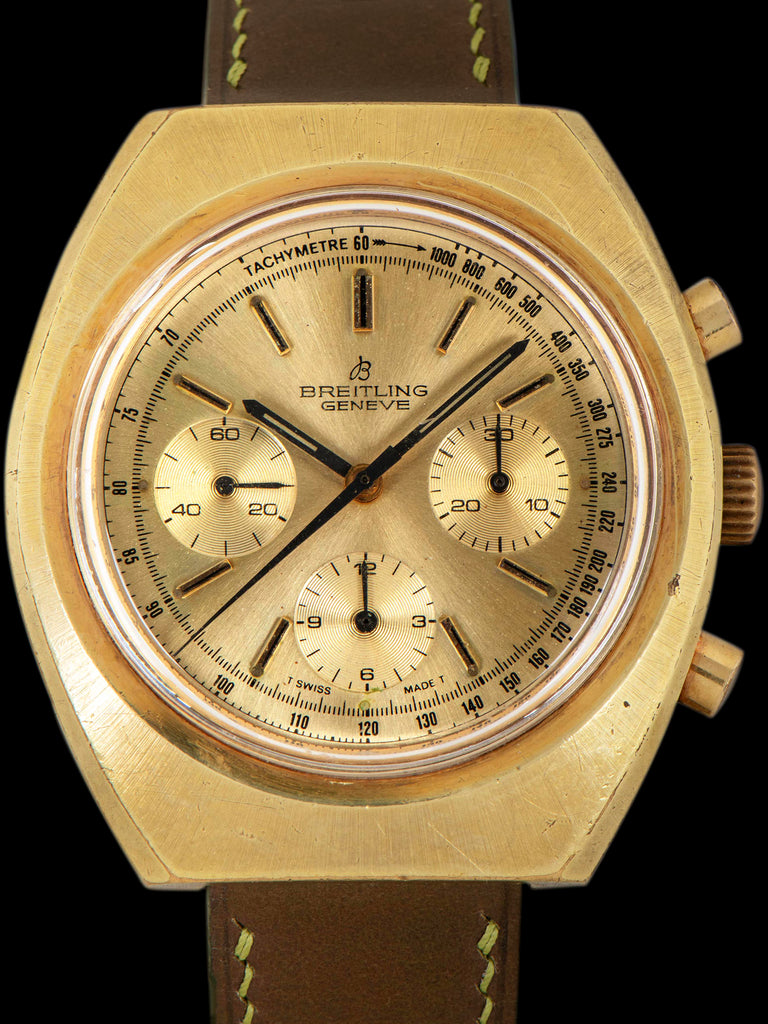 1973 Breitling Tri-Compax Chronograph Gold Cap (Ref. 1451) "Long Playing"