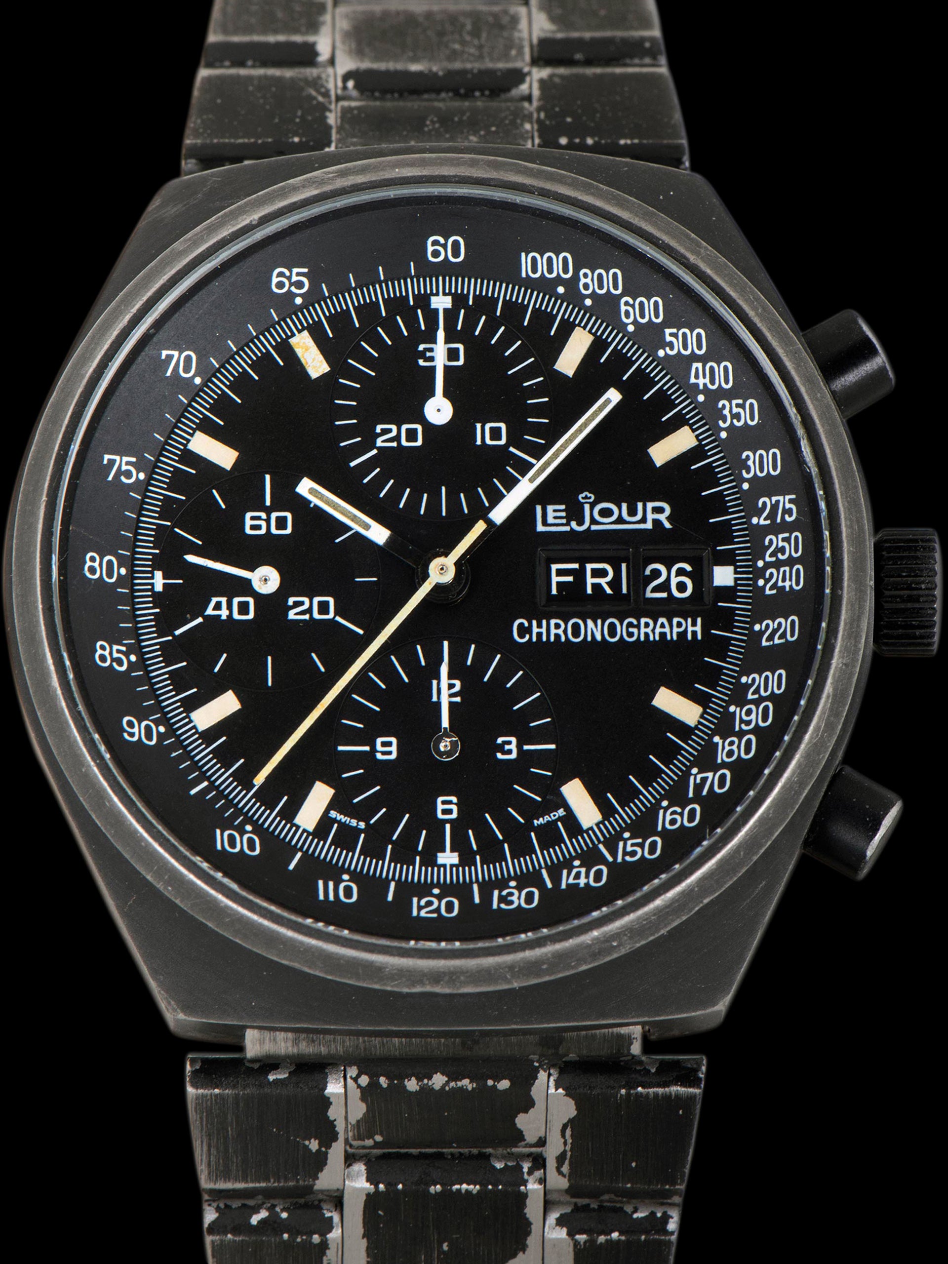 LeJour Chronograph (Ref. 7750) Original PVD "Top Gun"