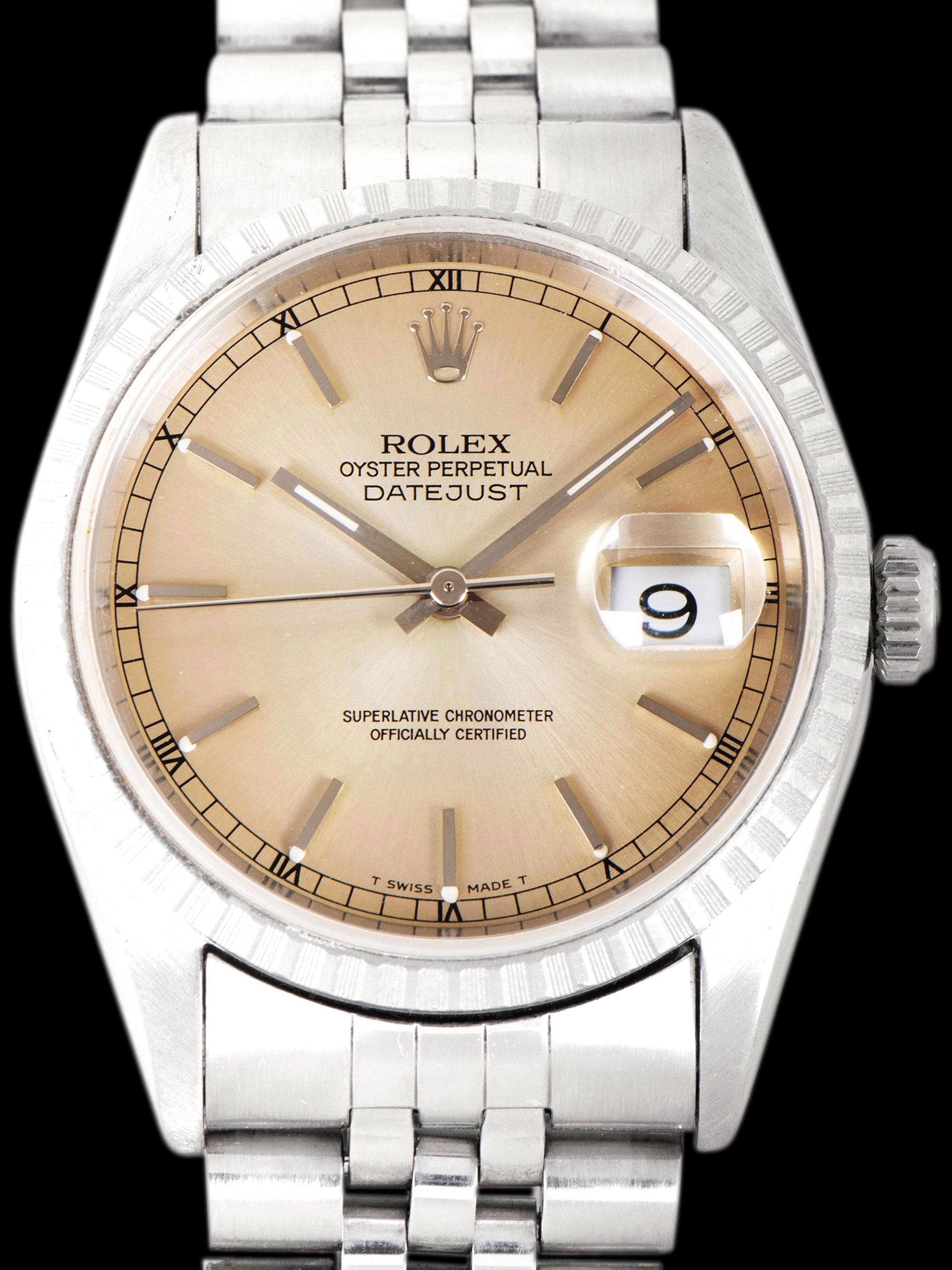 Tropical 1996 Rolex Datejust (Ref. 16220) Silver Dial