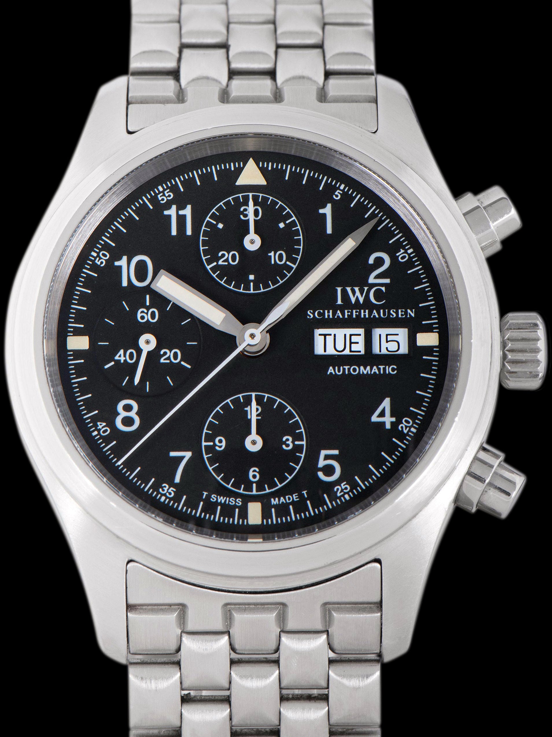 2000 IWC Flieger Chronograph (Ref. 3706) W/ Guarantee Card