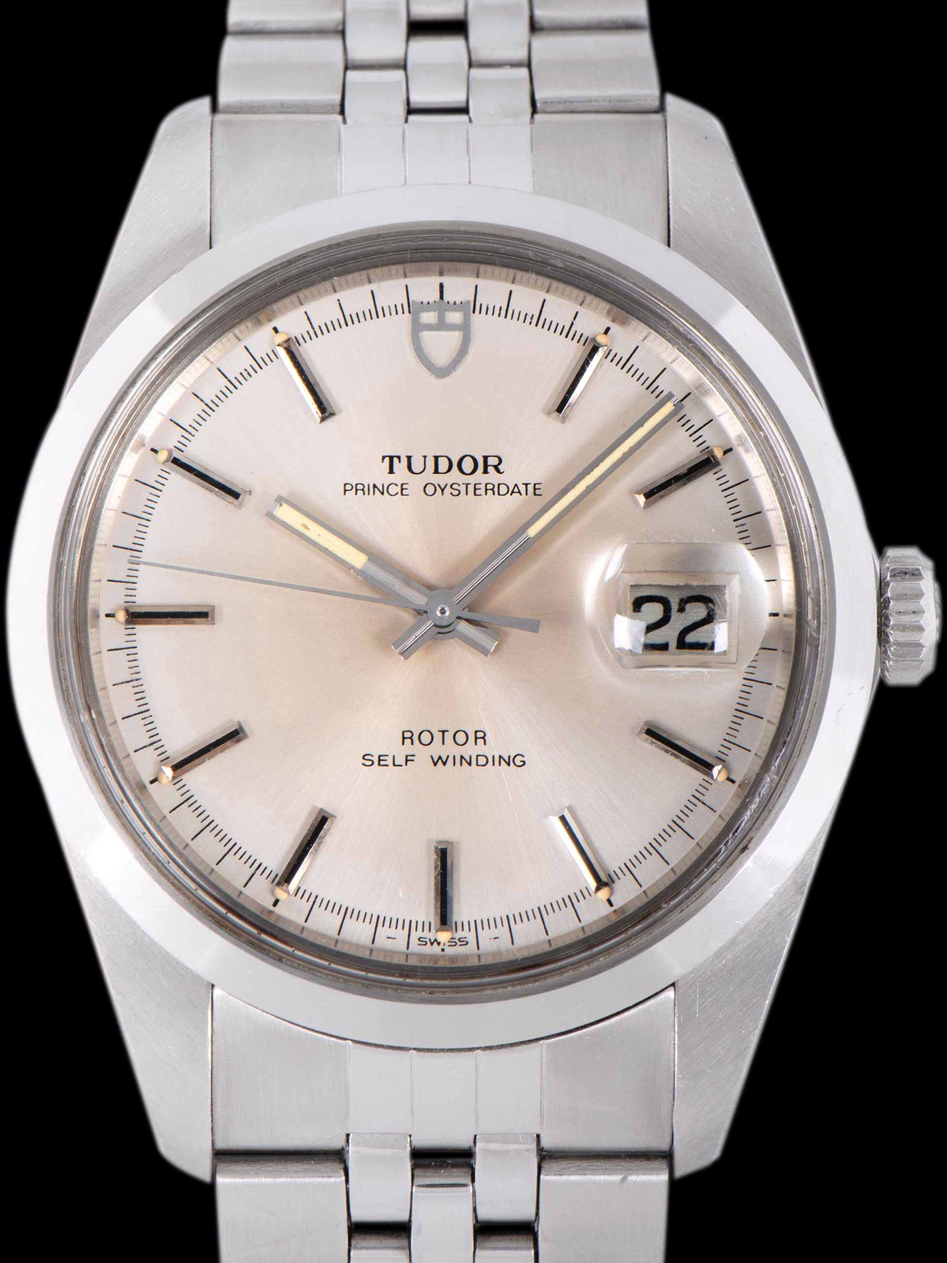 *Unpolished* 1984 Tudor Prince Oysterdate "Jumbo" (Ref. 74100) Silver Dial W/ Full Set