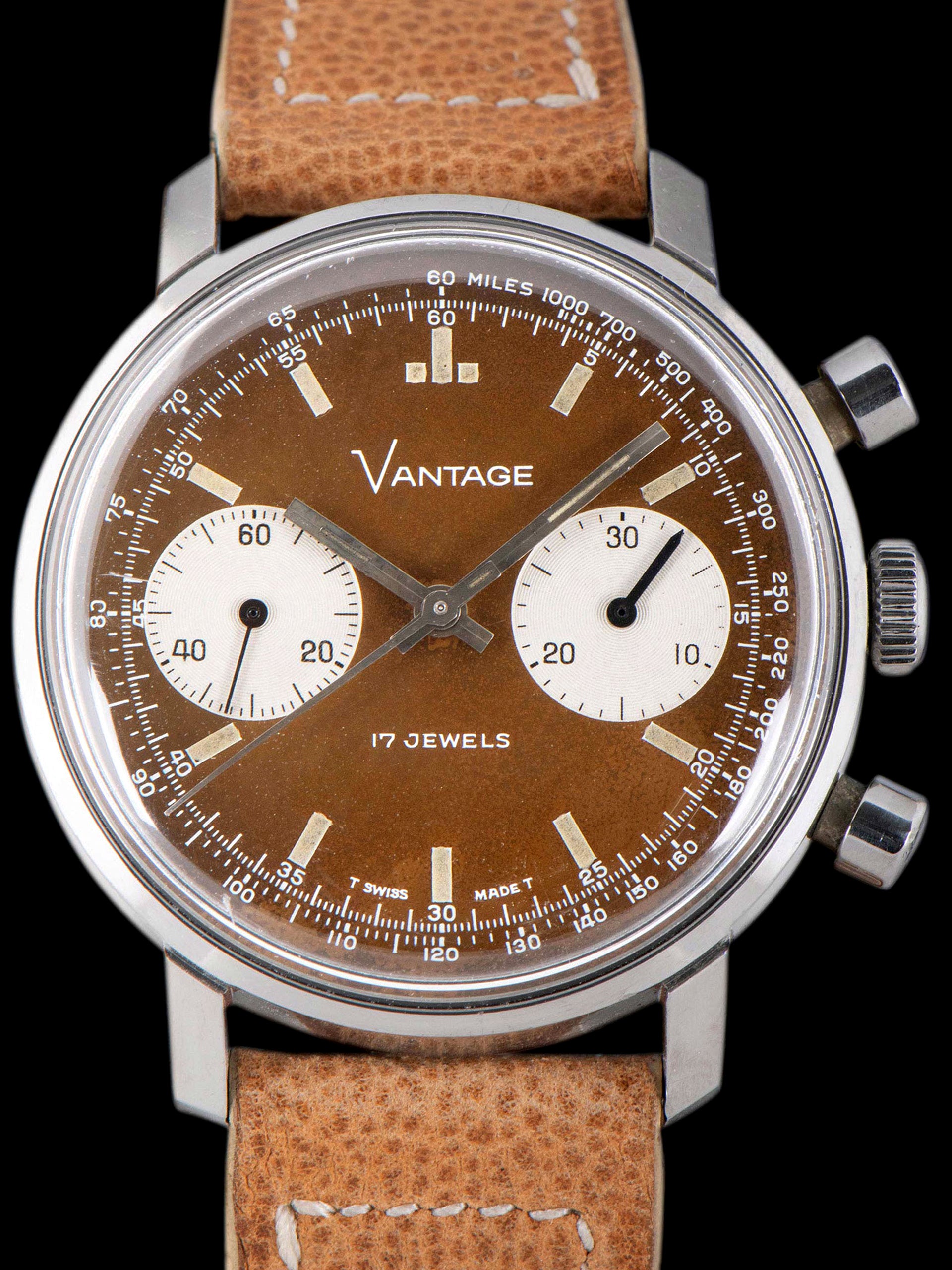 Tropical 1960s Vantage 'Hamilton' Chronograph "Valjoux Cal. 7733"