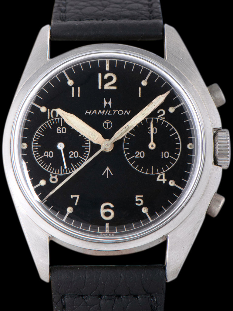 1970s Hamilton Royal Navy Pilots Chronograph "Valjoux Cal. 7733"