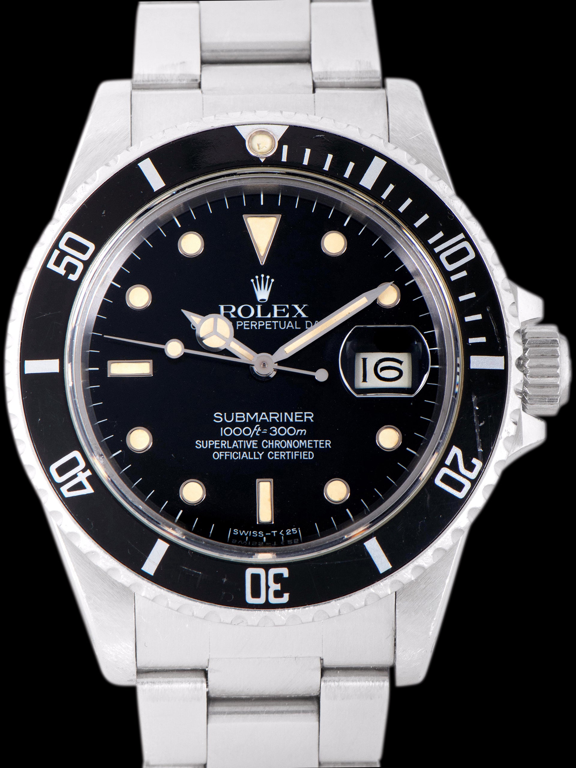 *Unpolished* 1985 Rolex Submariner (Ref. 16800)