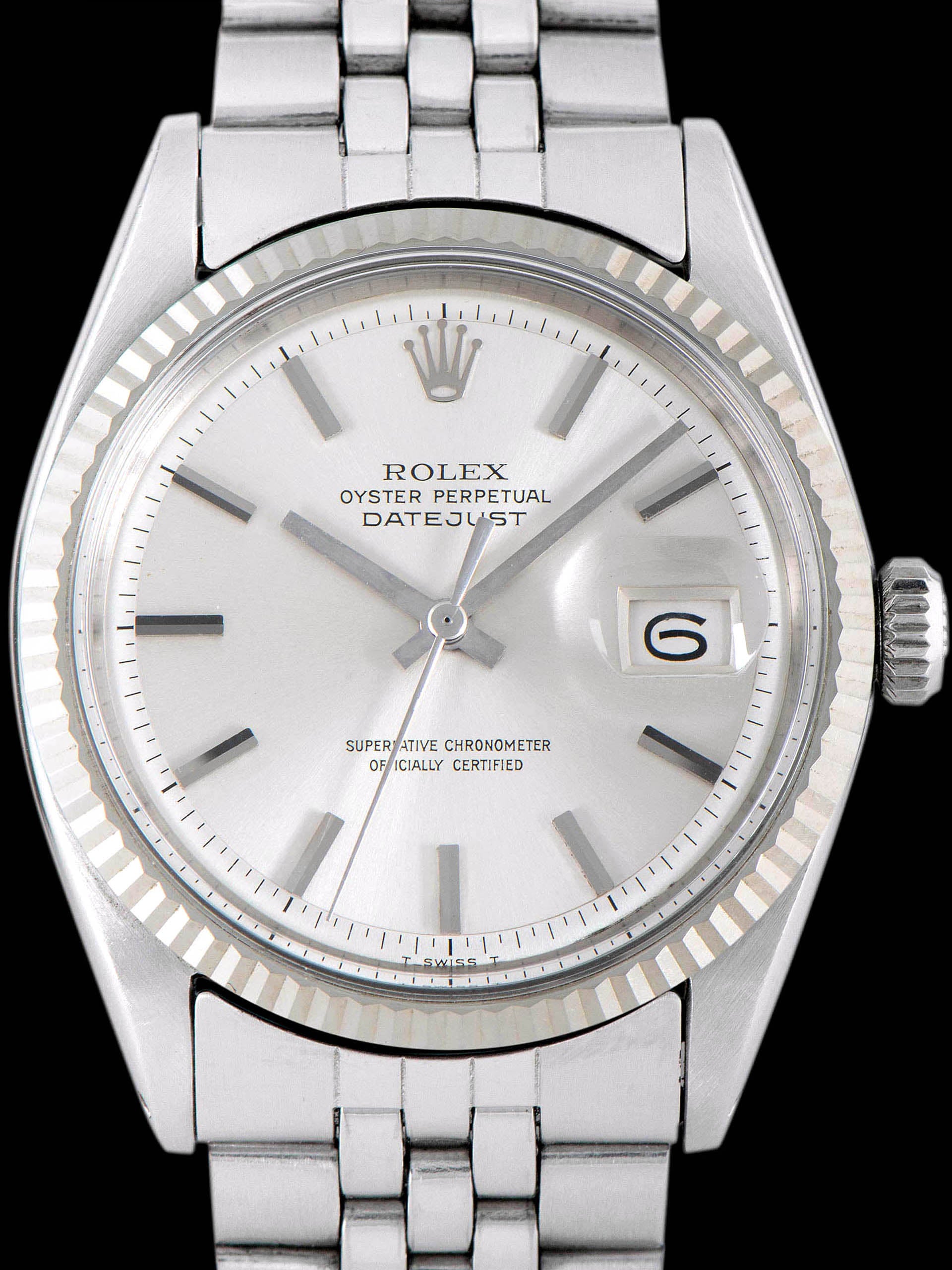 1970 Rolex Datejust (Ref. 1601) Silver Non-Luminous Dial