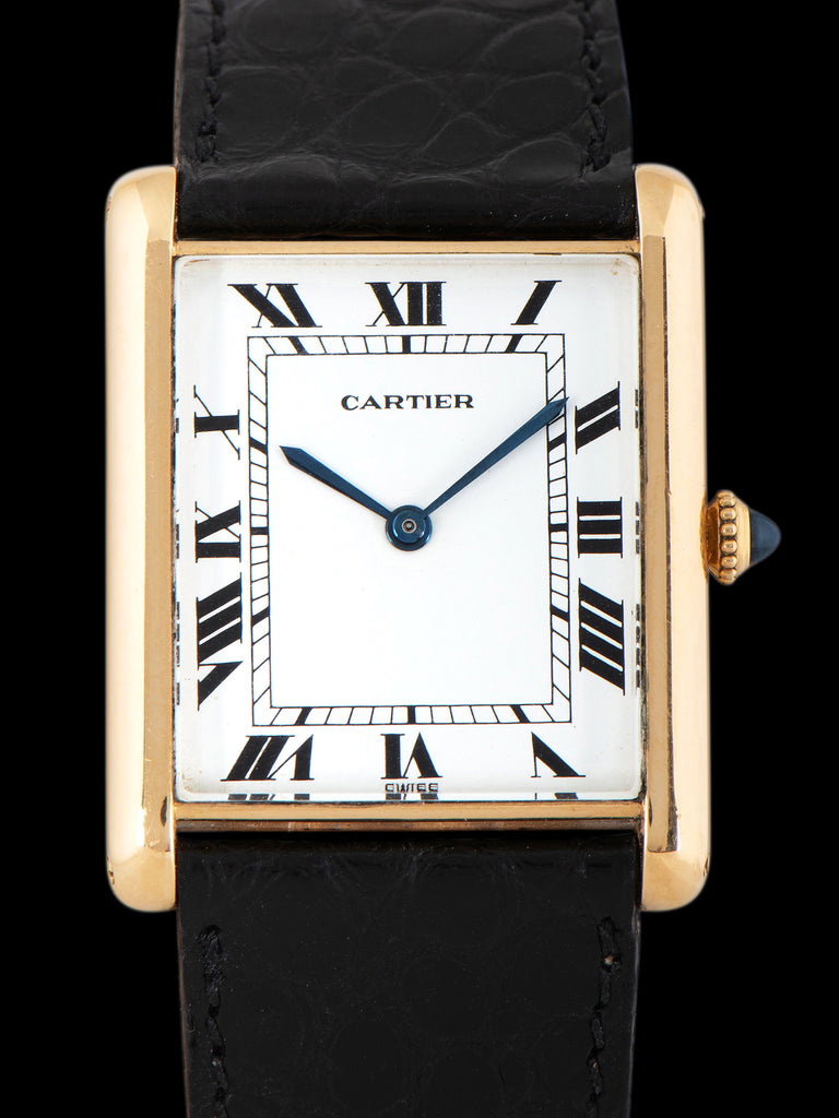 1970s Cartier Tank Automatique 18K YG (Ref. 17002) "Jumbo XL"