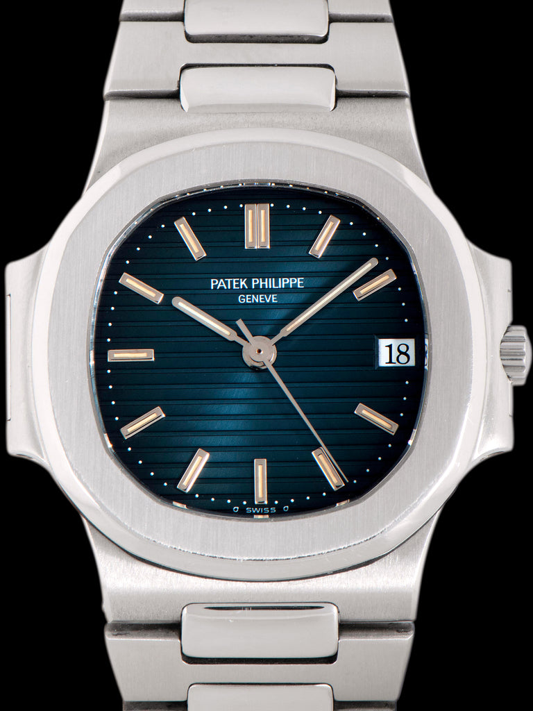 1983 Patek Philippe Nautilus (Ref. 3800/1) W/ Box, Original Papers, & Double Extracts