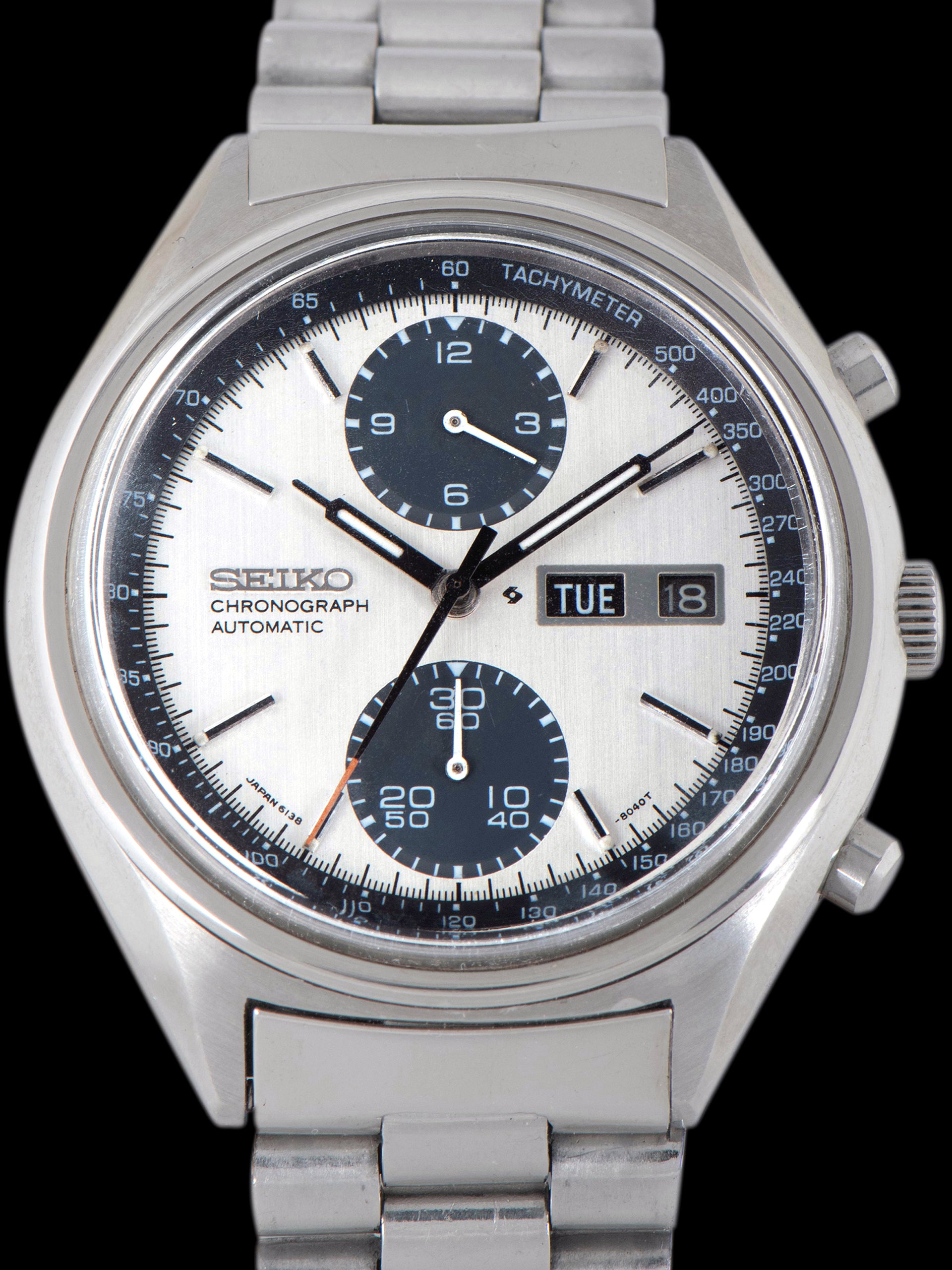 1977 Seiko Automatic Chronograph (Ref. 6138-8020) "Panda"