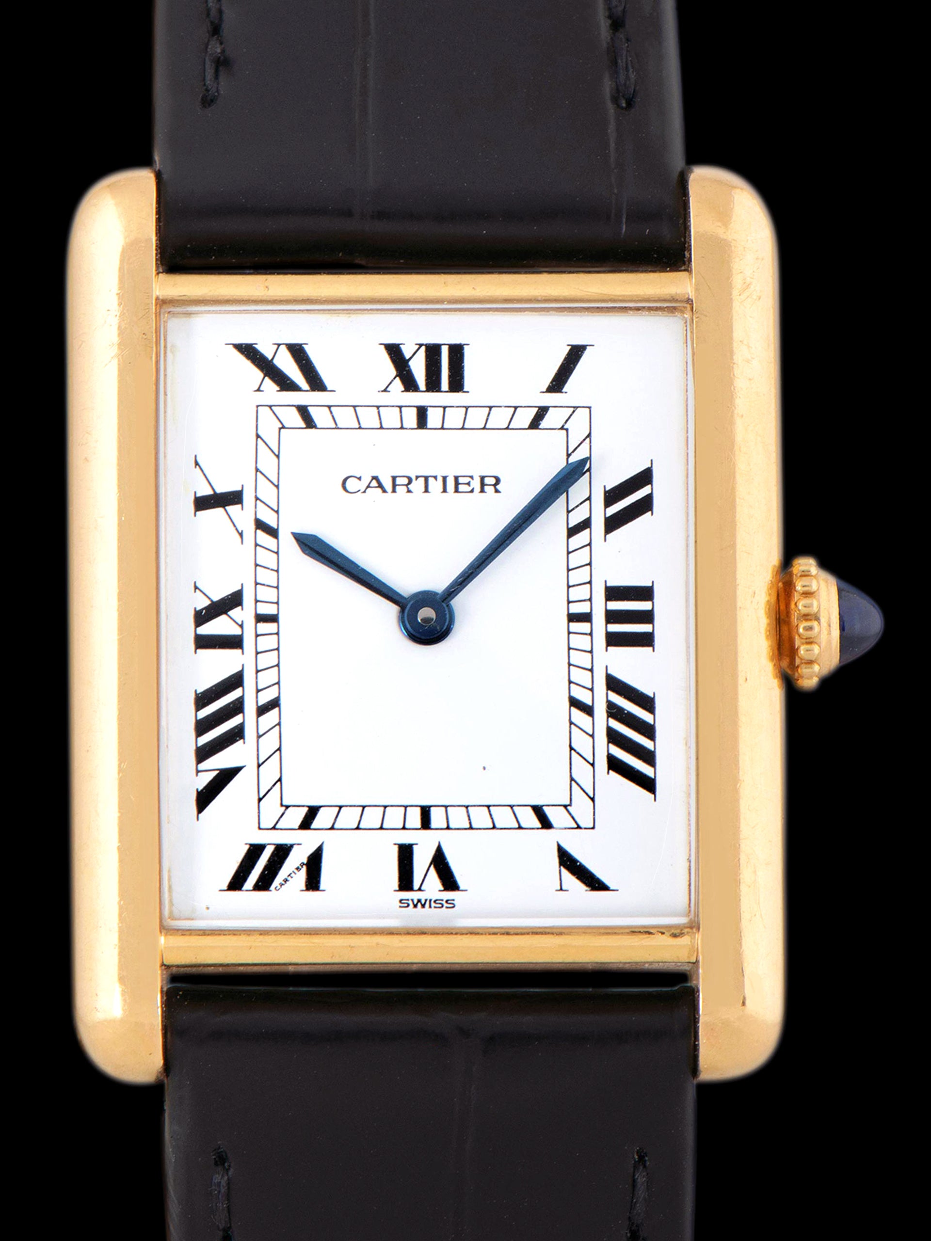 1980s Cartier Tank LC (Ref. 78086) 18K YG W/ Recent Cartier Service