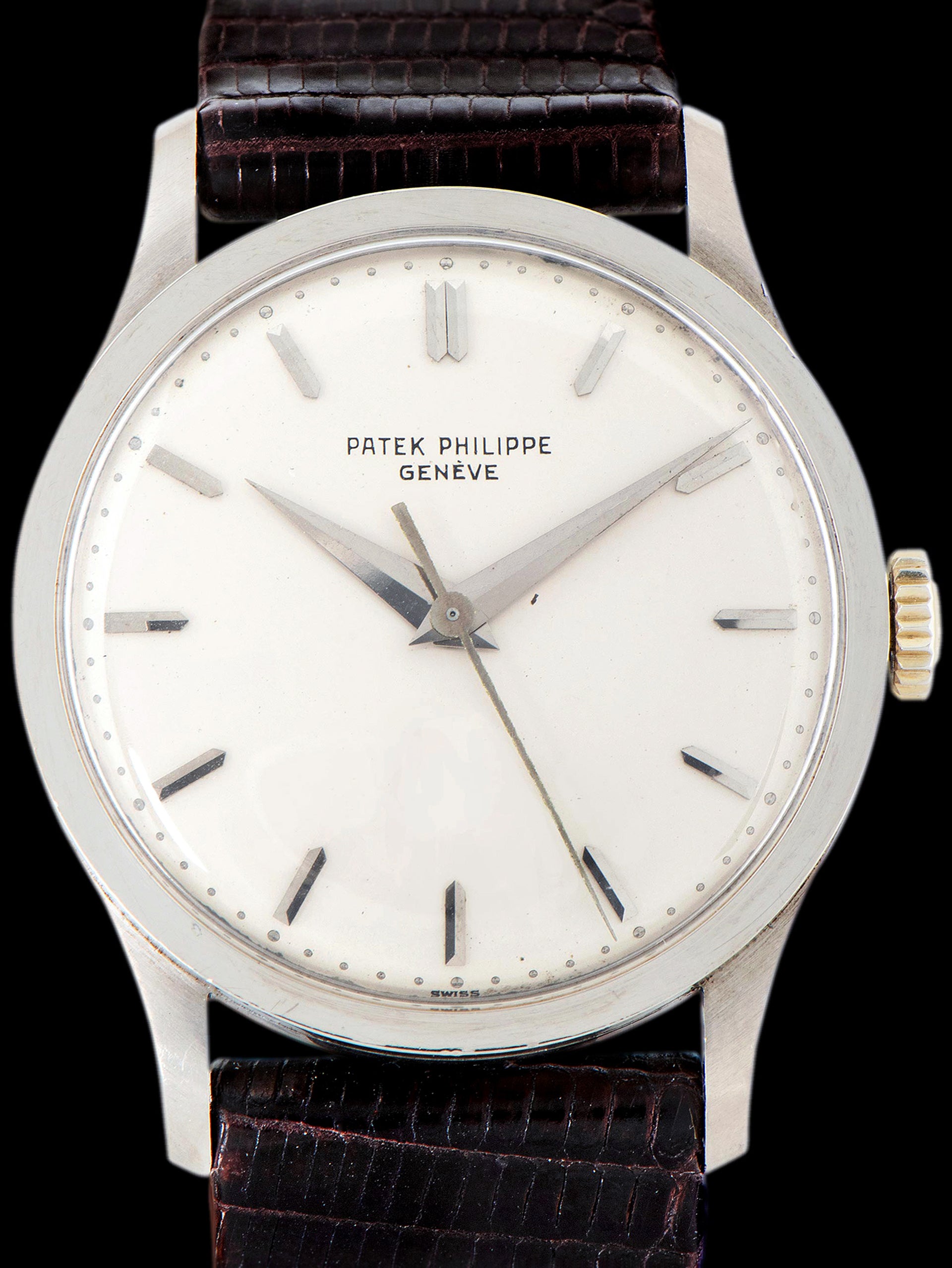 *Unpolished* 1950s Patek Philippe Calatrava 18K WG (Ref. 570) 'Cal. 27 SC'