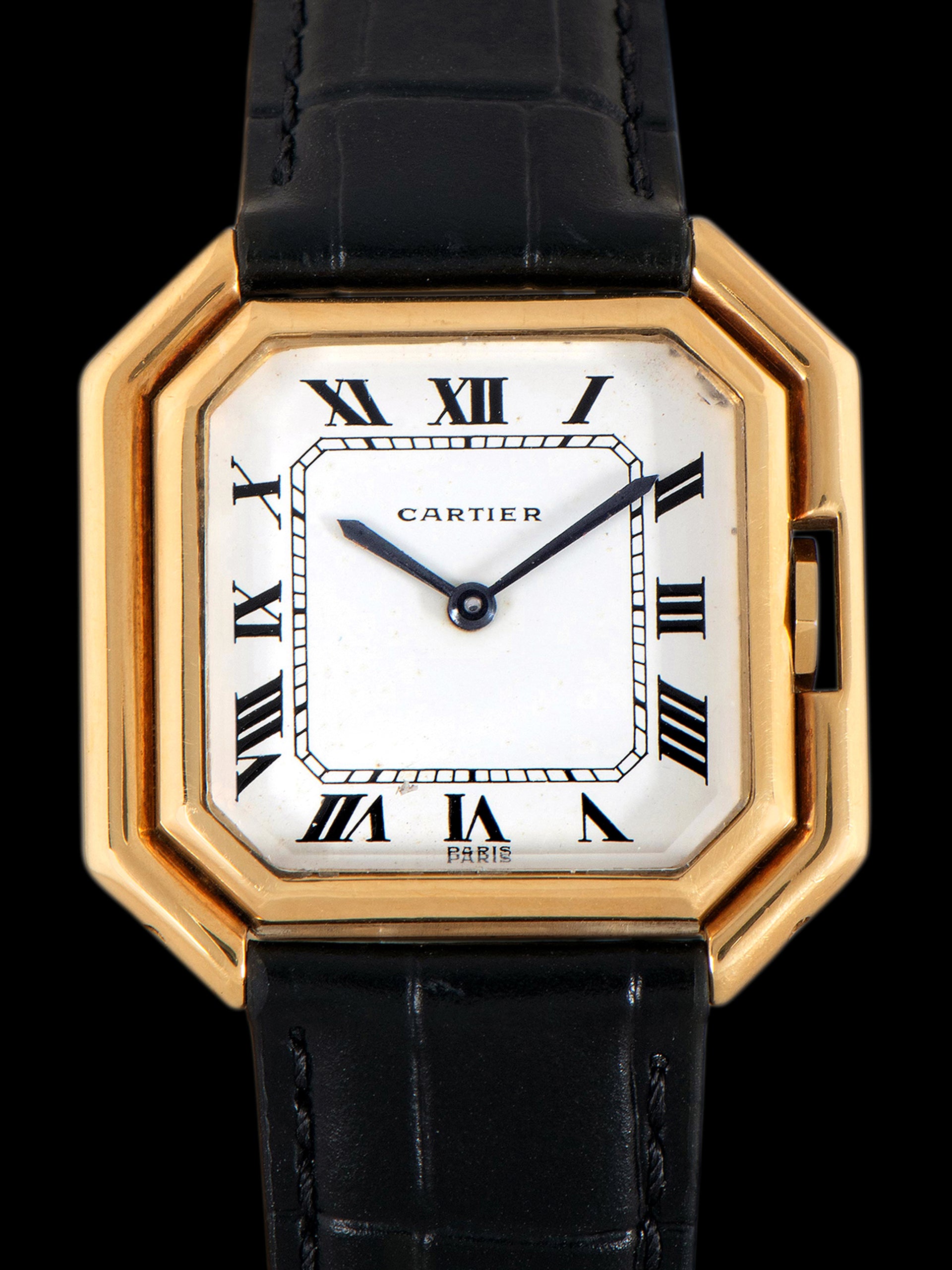 1970s Cartier Paris Ceinture Automatique 18K YG (Ref. 17001) "Jumbo"