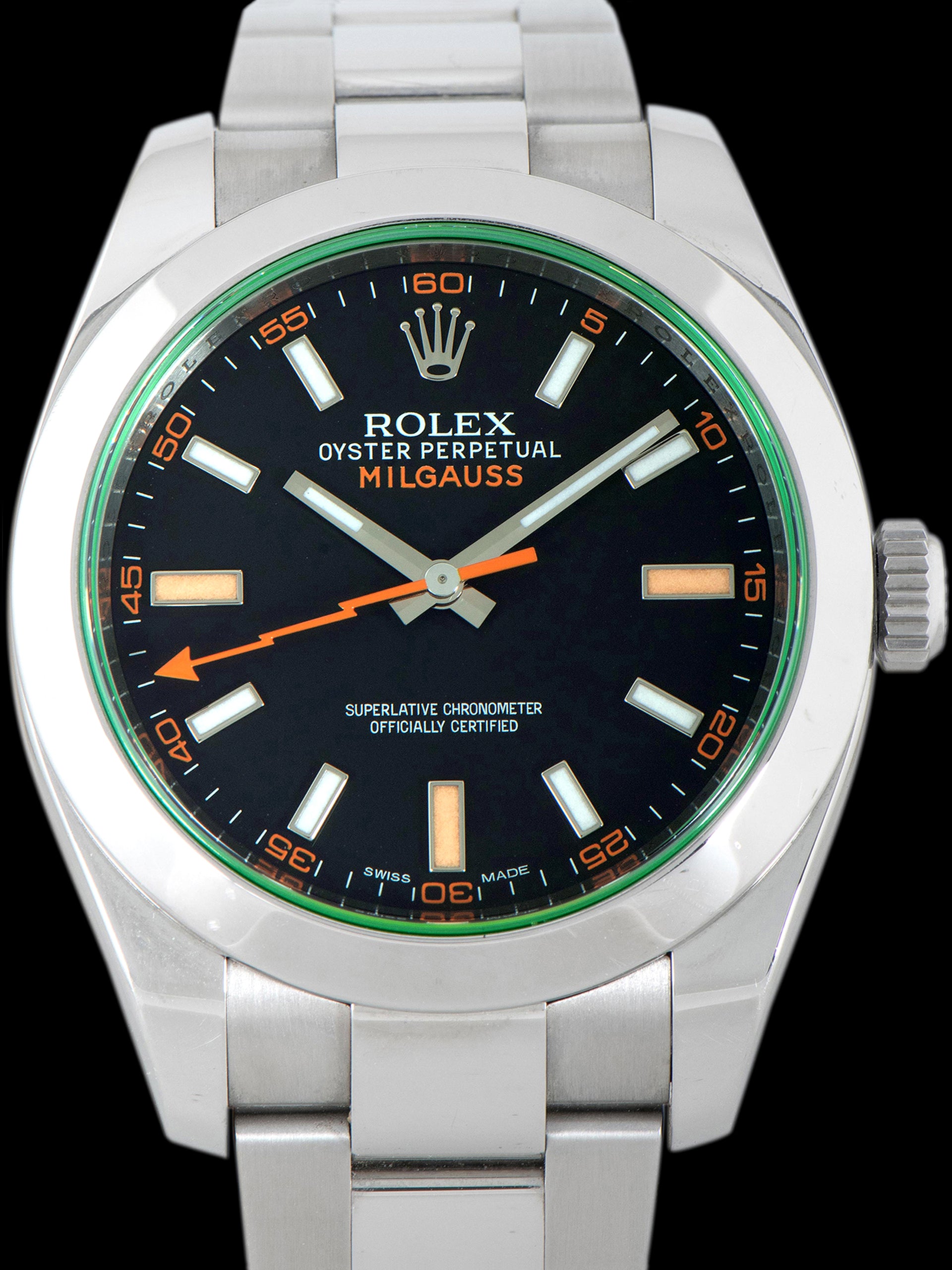 2013 Rolex Milgauss (Ref. 116400V) Black Dial W/ Full Set
