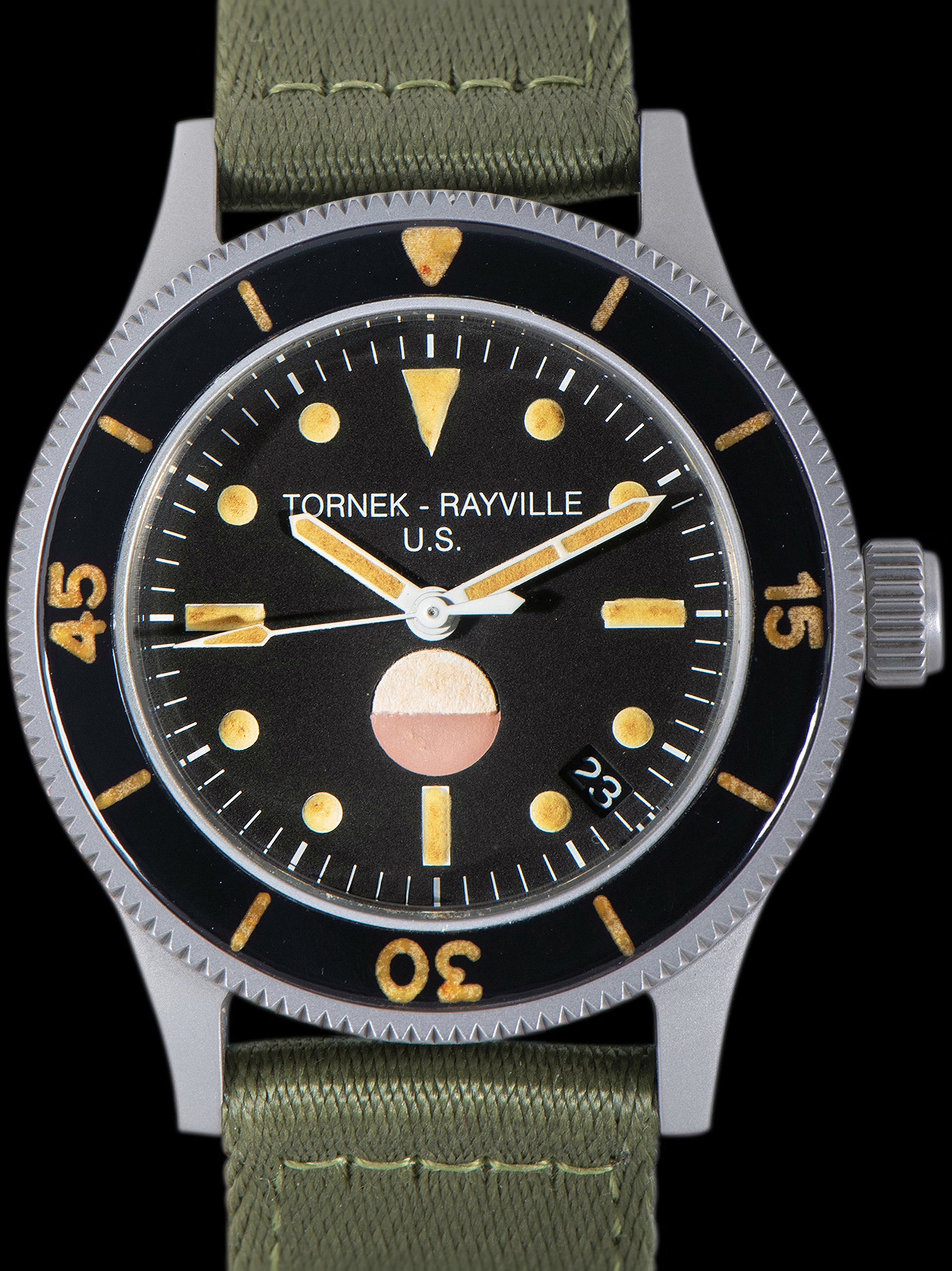 2022 Tornek-Rayville Dive Watch 'Re-Issue' (Ref. TR660) "The Alchemist Relumer Mod" W/ Full Set