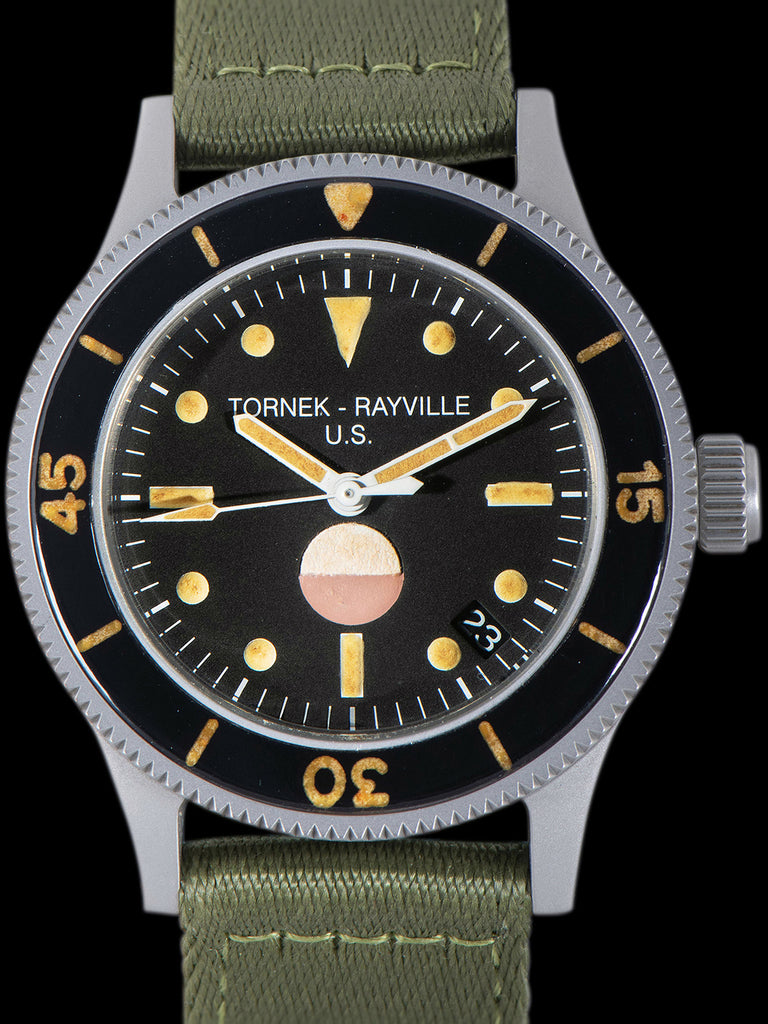 2022 Tornek-Rayville Dive Watch 'Re-Issue' (Ref. TR660) "The Alchemist Relumer Mod" W/ Full Set