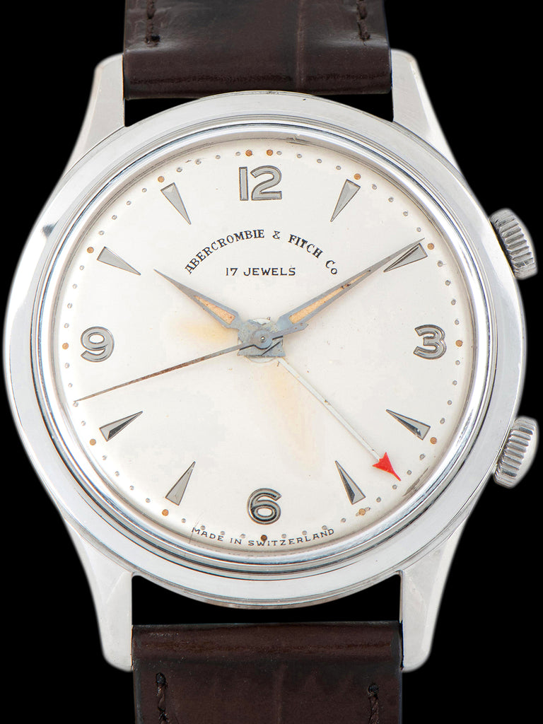1950s Abercrombie & Fitch Co. Alarm Watch 'Made By Heuer'
