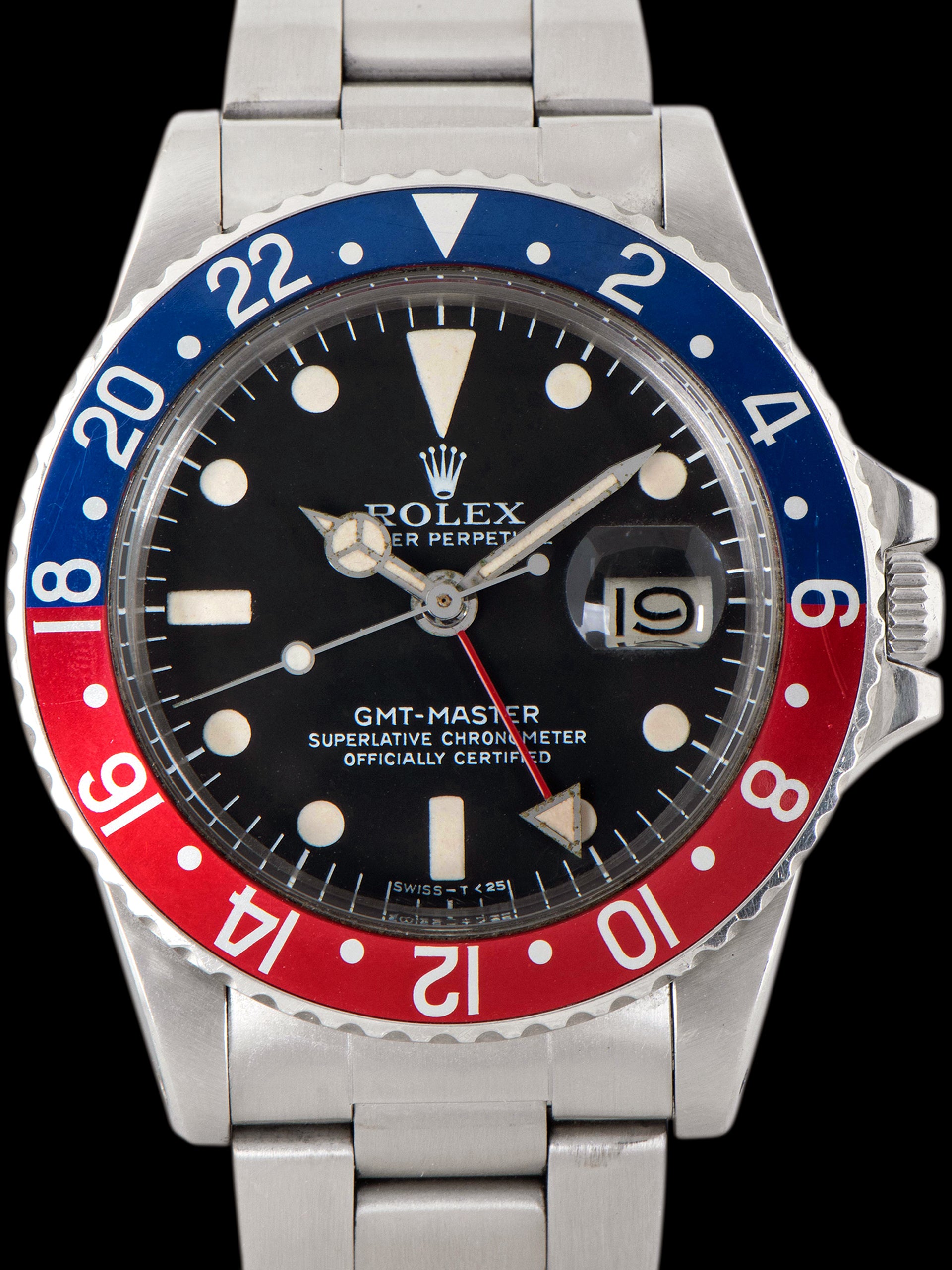 1978 Rolex GMT-Master "Pepsi" (Ref. 1675) Mk. IV Dial