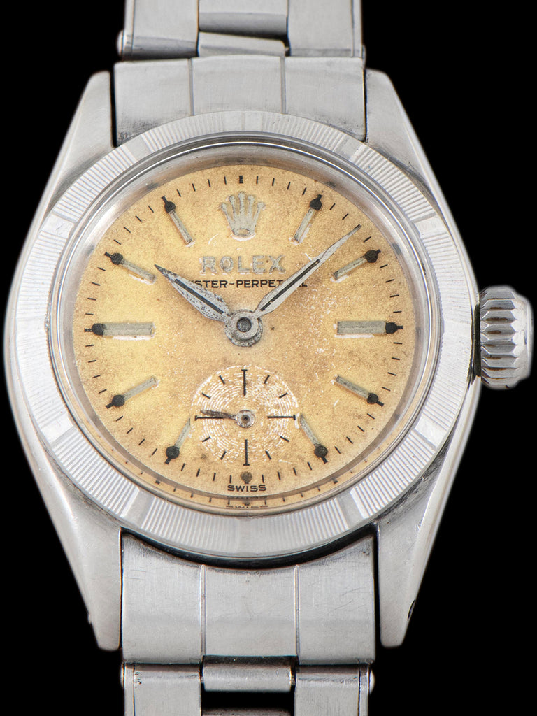 Tropical 1957 Rolex Ladies Oyster-Perpetual (Ref. 6505) "Small Seconds Dial"