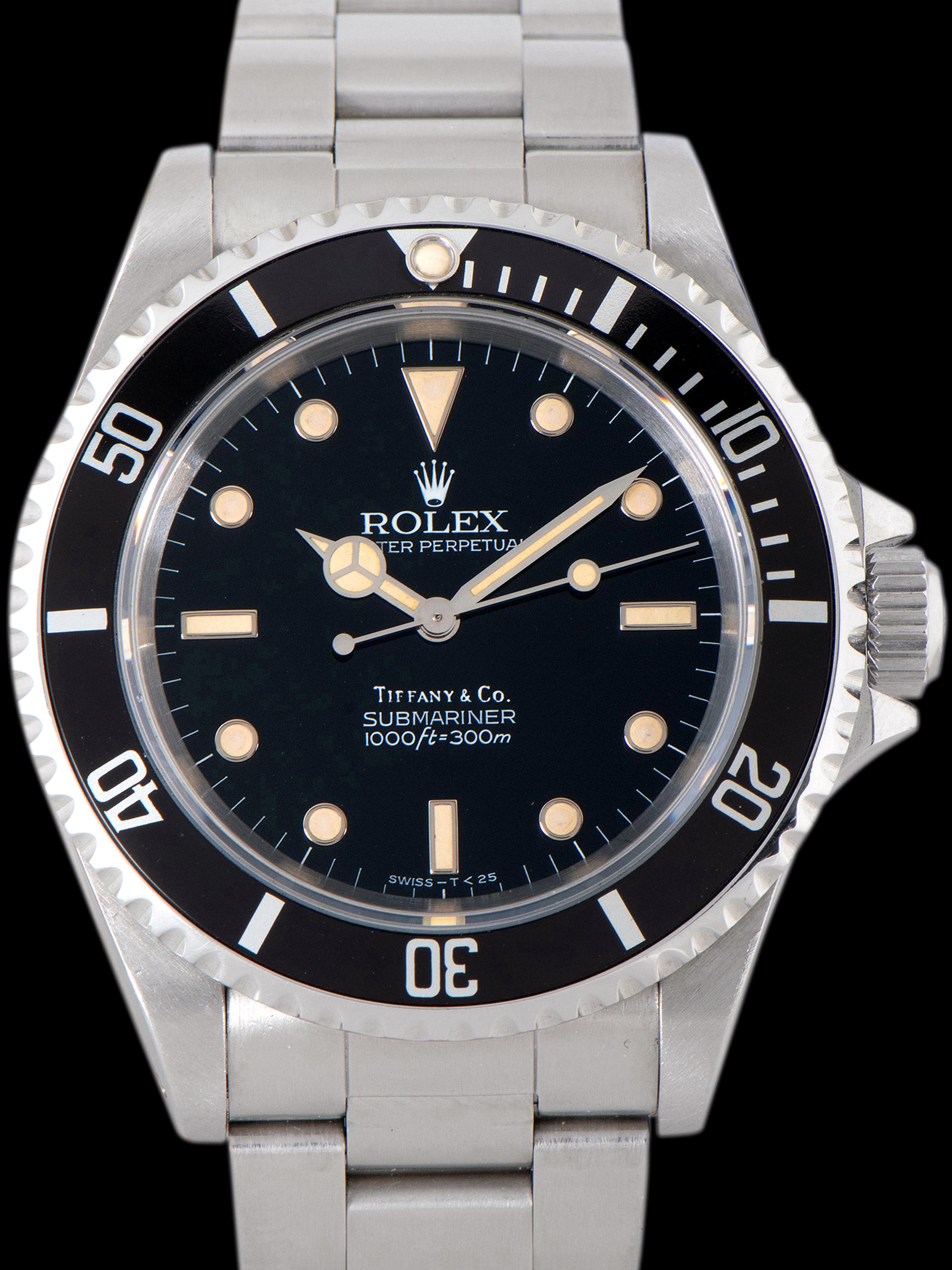 1990 Rolex Submariner (Ref. 14060) "Tiffany & Co." Dial W/ Box & Papers