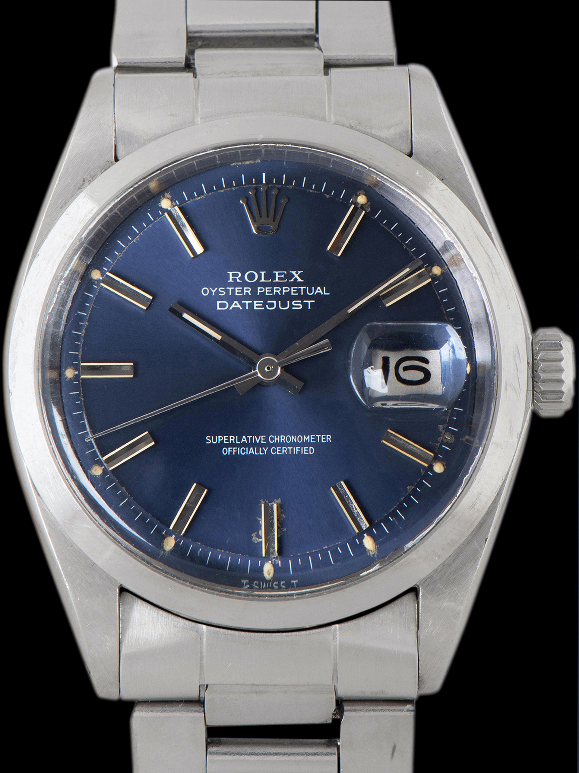 1971 Rolex Datejust (Ref. 1600) Blue Dial