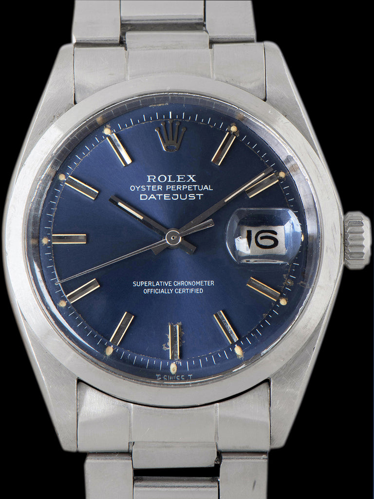 1971 Rolex Datejust (Ref. 1600) Blue Dial