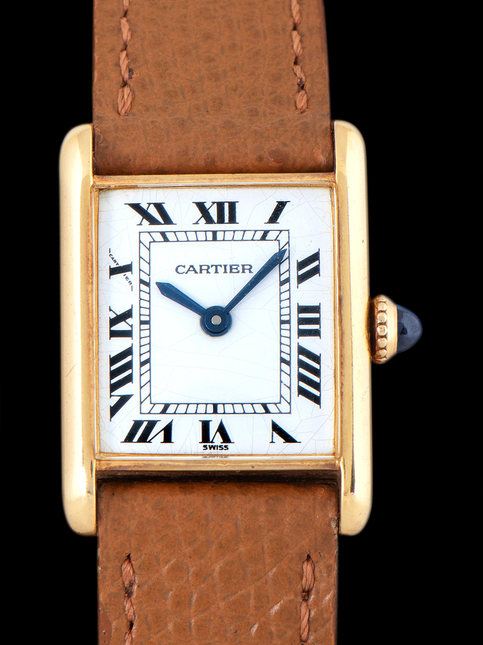 1970s Cartier Tank Louis Mini 18K YG (Ref. 67117) W/ Box