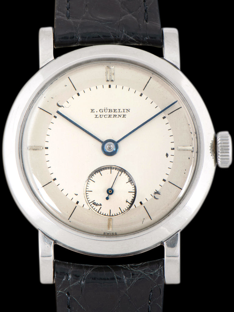 1950s Gubelin Dress Watch Stainless Steel
