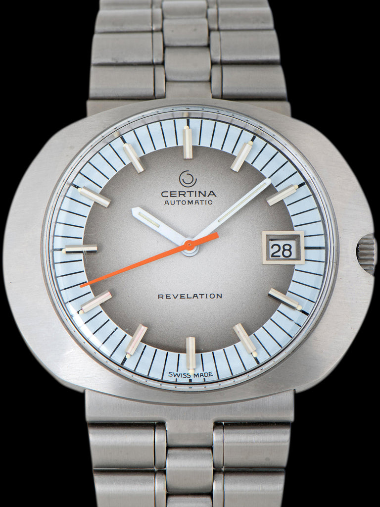 *Unpolished* 1970s Certina Revelation (Ref. 5801 185M) Vignette Dial W/ Hangtag