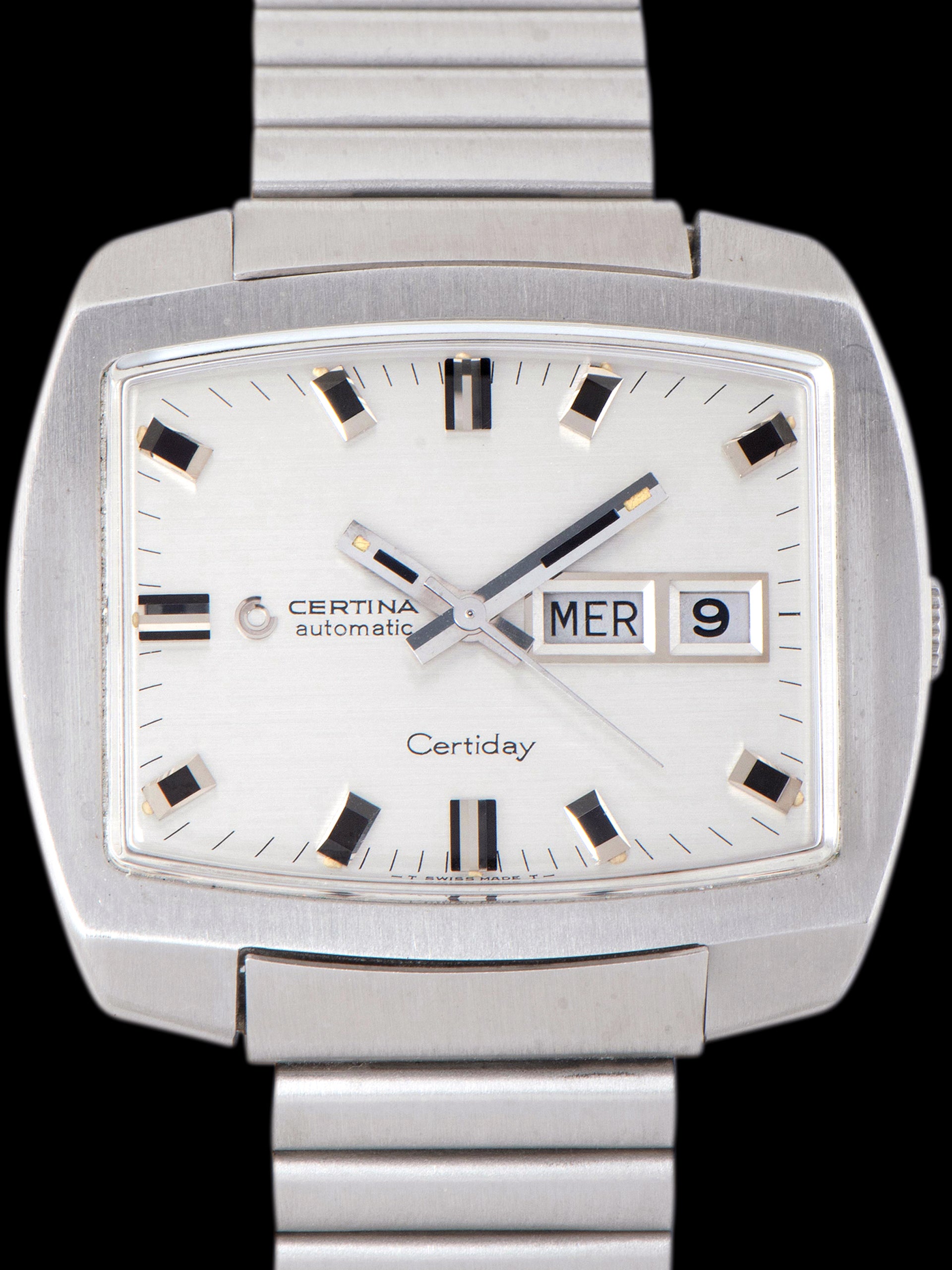 *Unpolished* 1970s Certina Certiday (Ref. 5901 173)